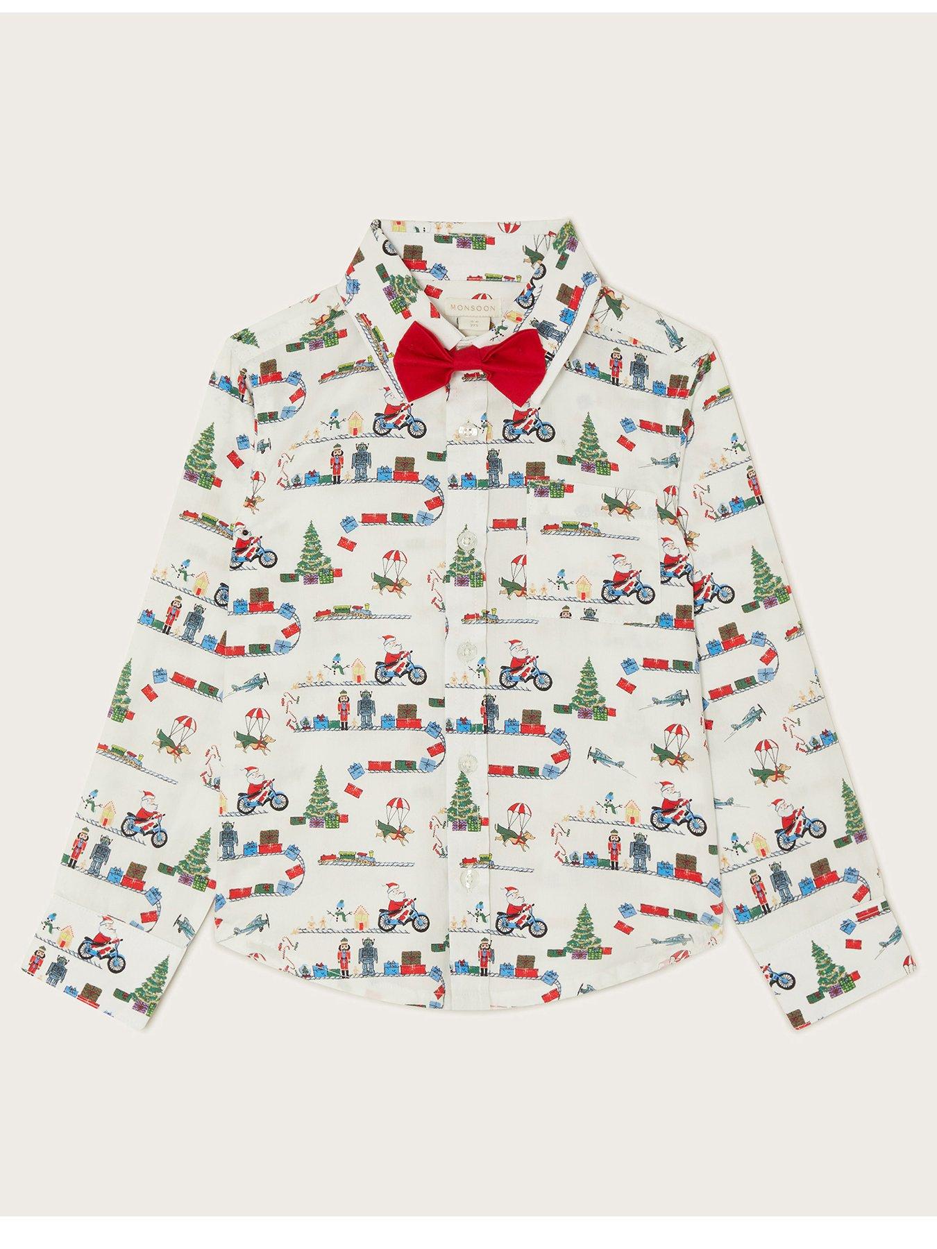 monsoon-boys-christmas-bow-tie-shirt-cream