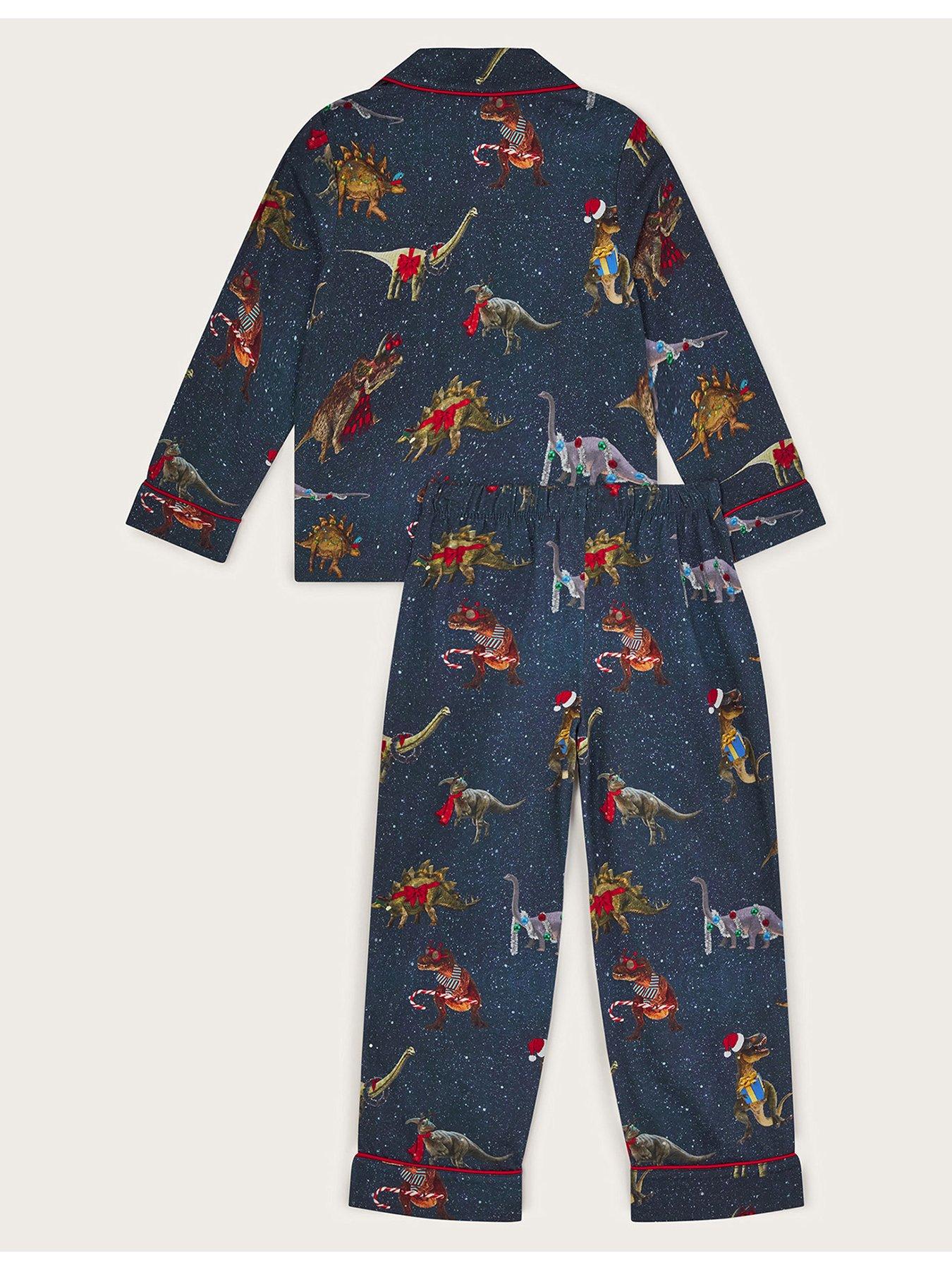 monsoon-boys-christmas-dinosaur-print-pyjama-set-navyback