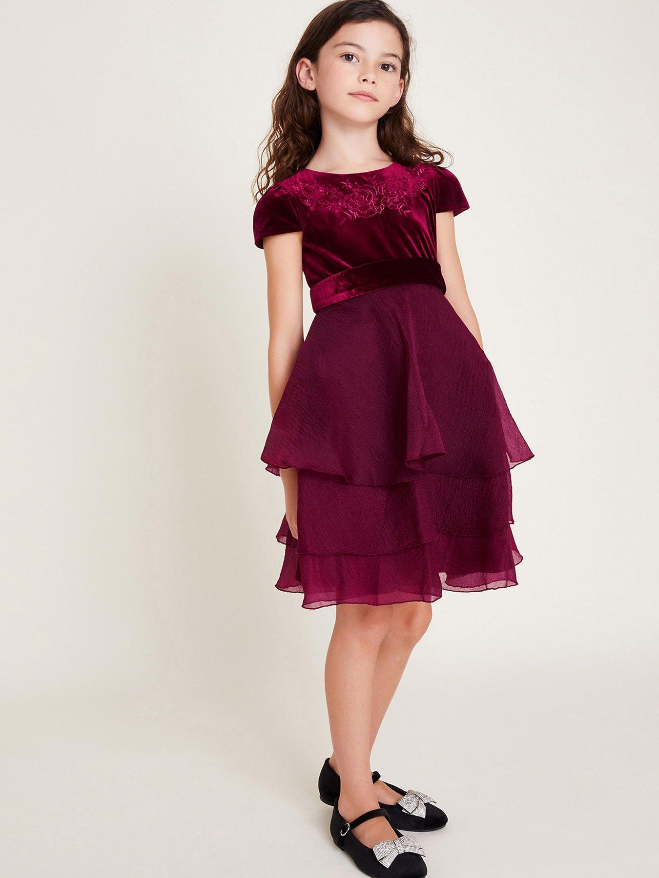 monsoon-girls-mabel-embroidered-velvet-ruffle-dress-redstillFront