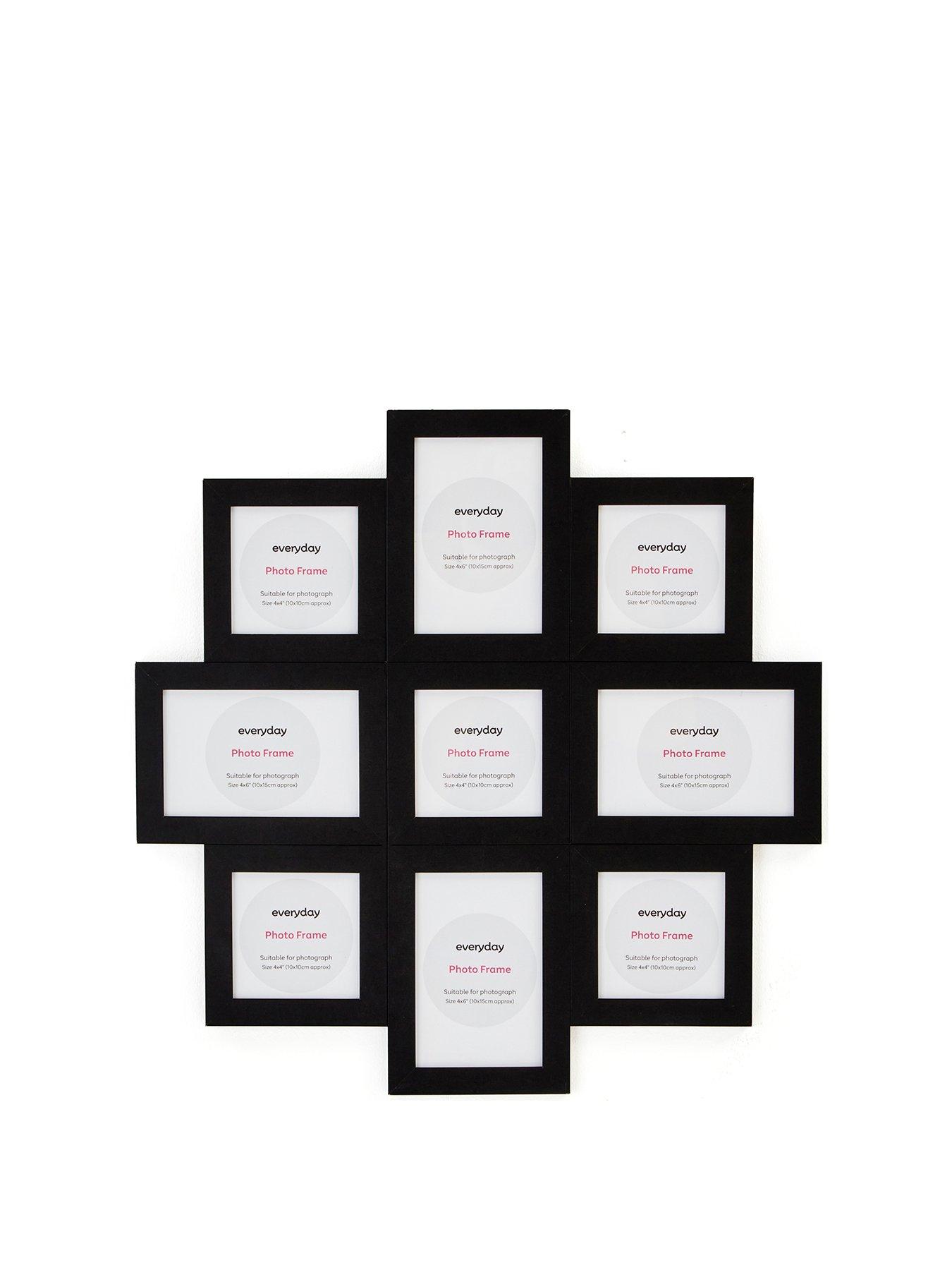Image 2 of 5 of The Very Collection 9-Photo Cluster Frame in Black &ndash; 50 x 50 cm
