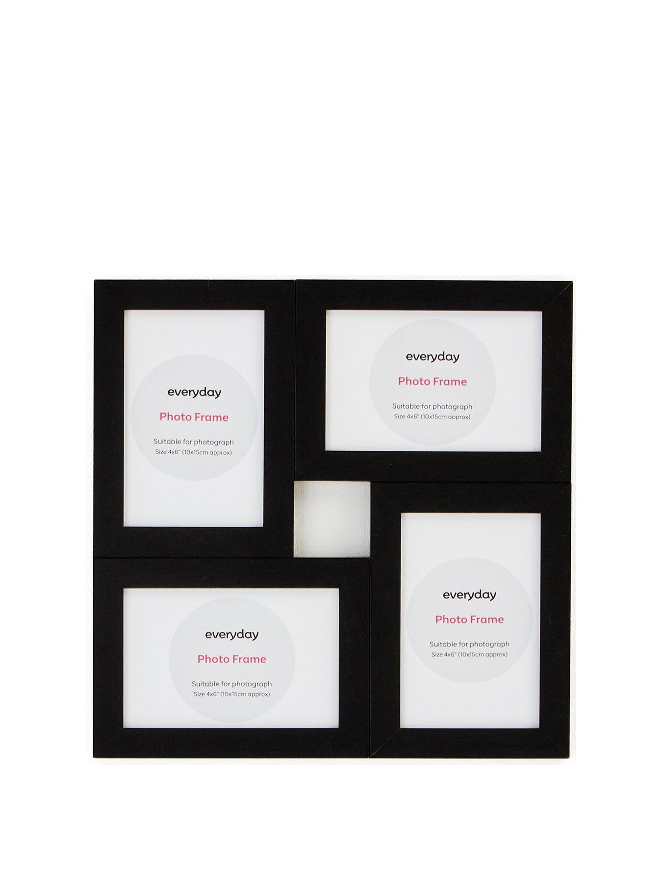 Image 2 of 5 of The Very Collection 4-Photo Cluster Frame in Black