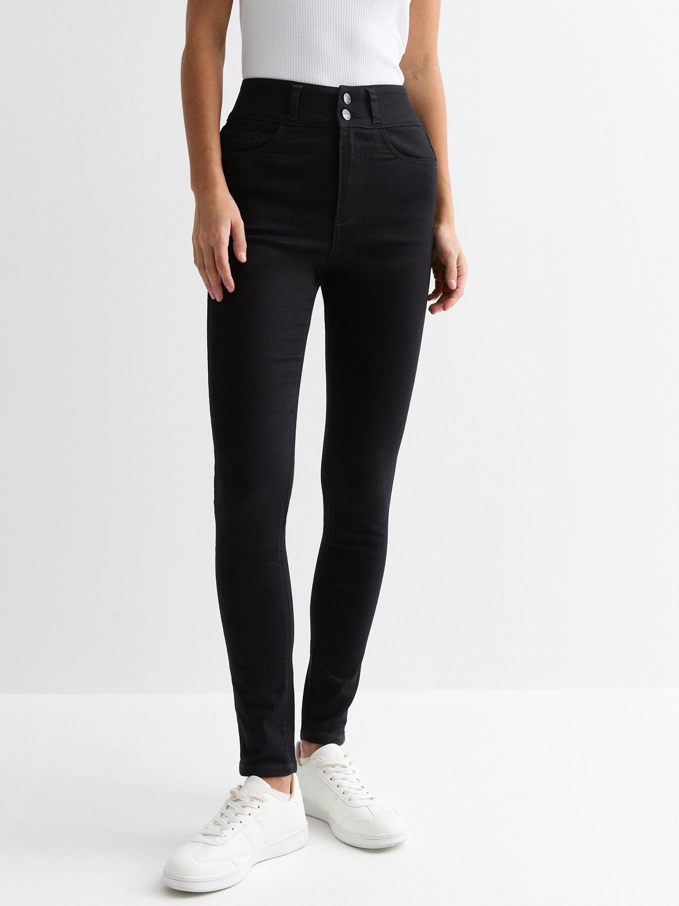 undefined Stay Black High Waist Yazmin Skinny Jeans