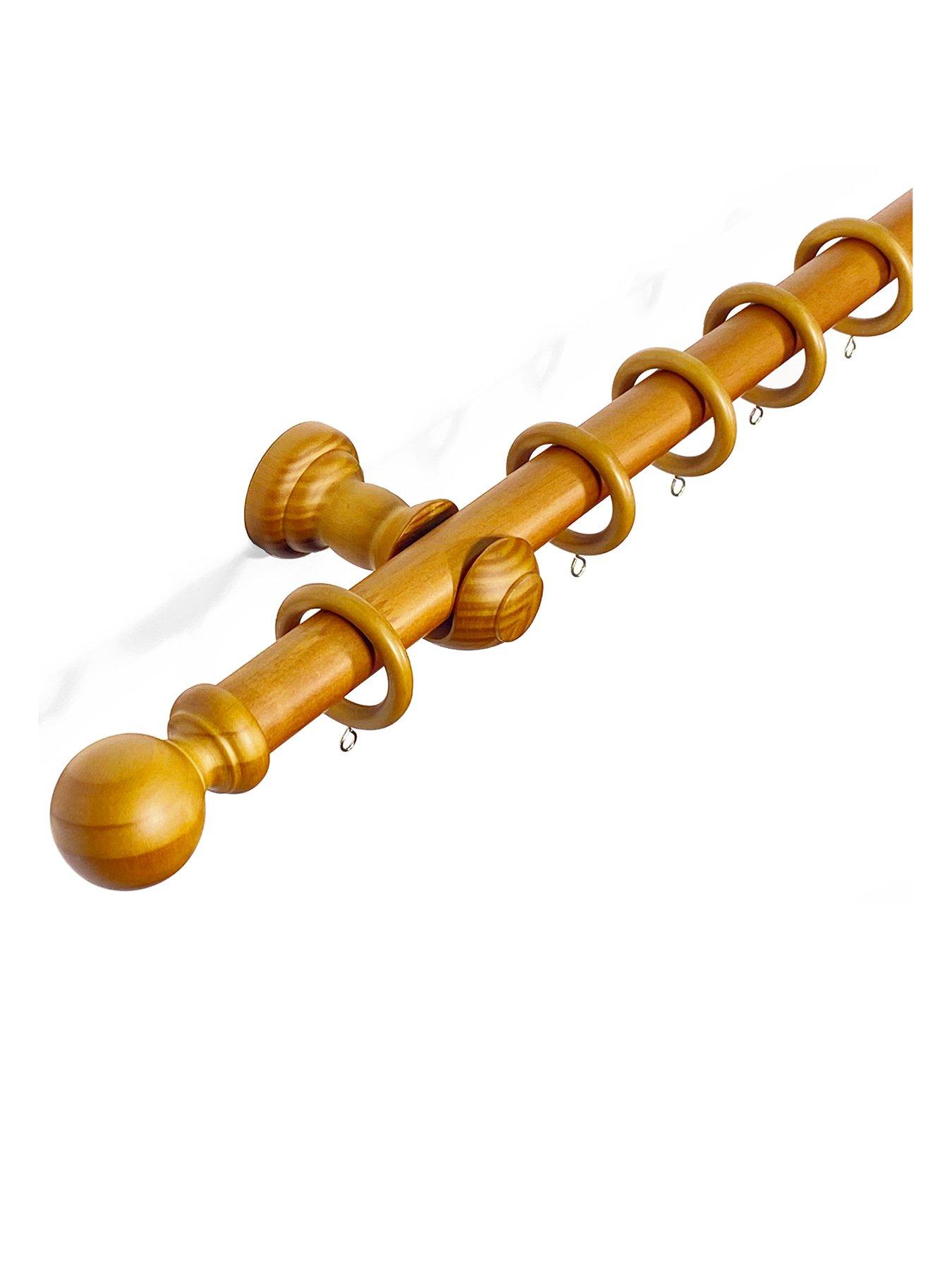 very-home-28mm-trad-ball-wood-pole-120cm