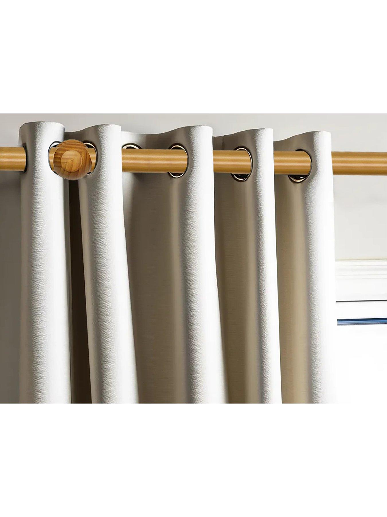 Image 3 of 4 of The Very Collection 28mm Ball Wooden Eyelet Pole 400cm