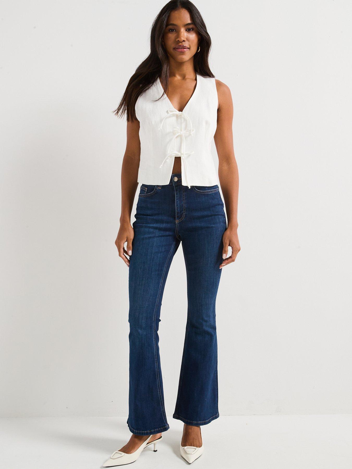 v-by-very-high-waist-supersoft-flare-jeans-dark-washback