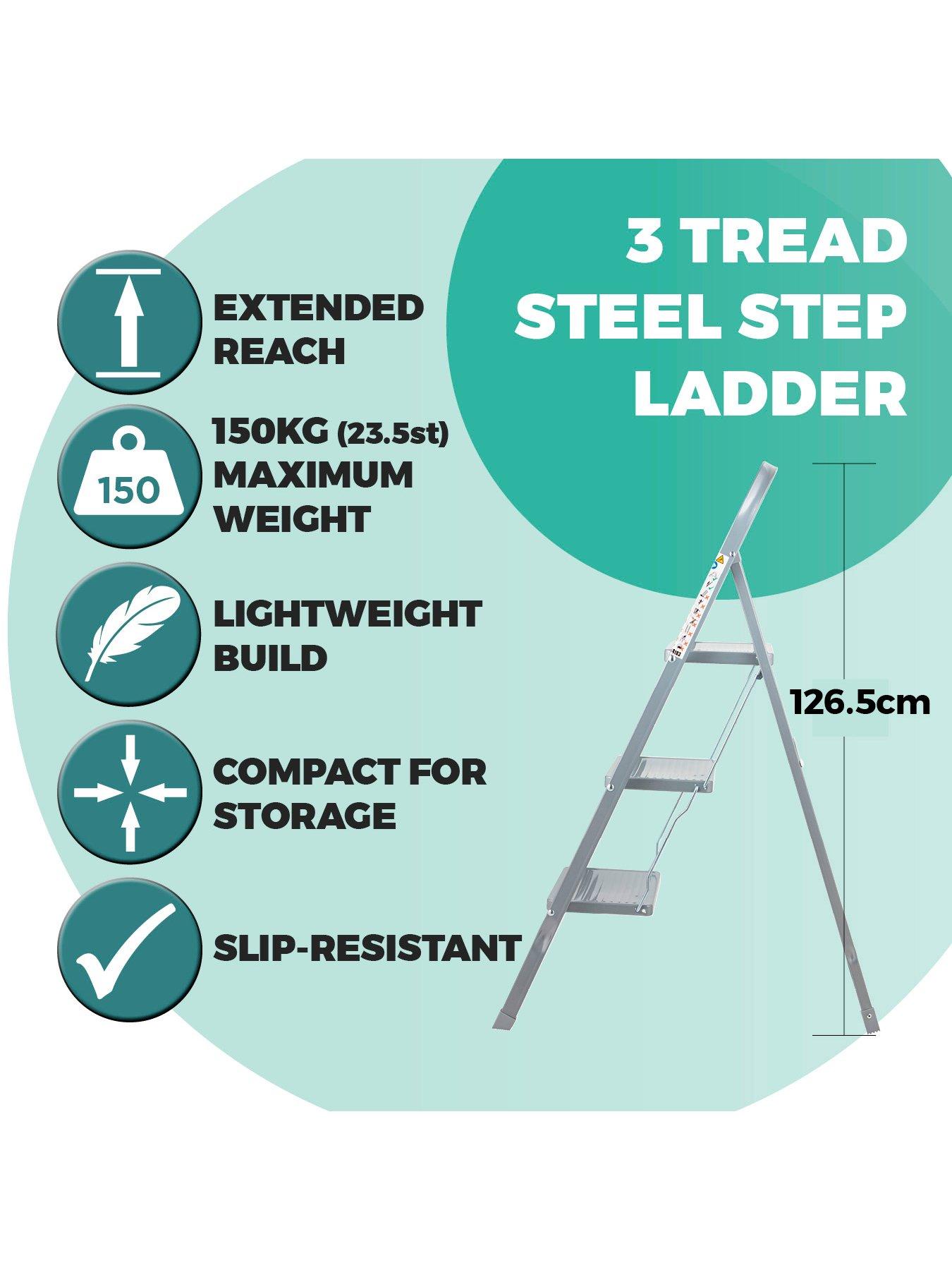 our-house-ourhouse-3-tread-steel-step-ladderstillFront