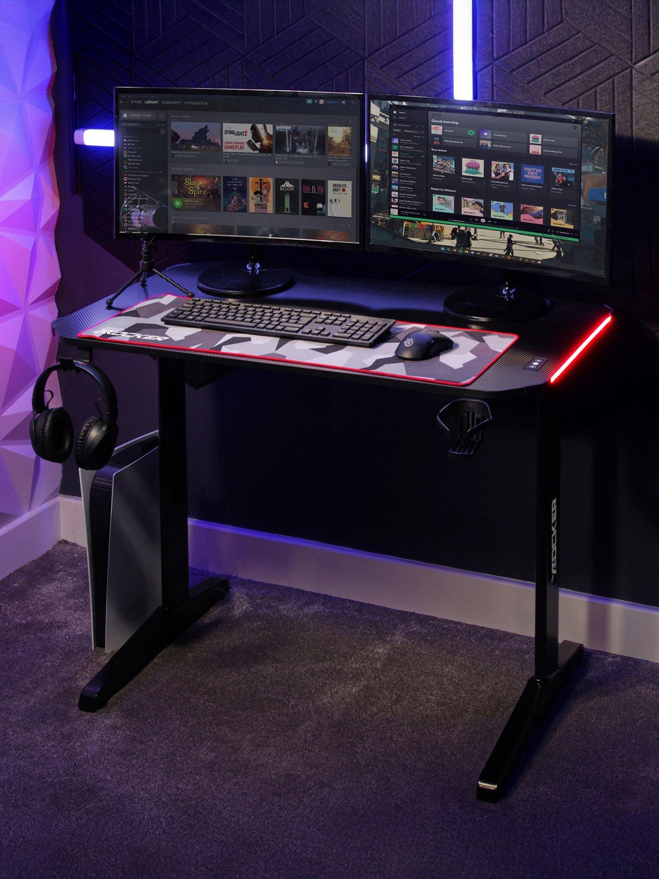 Image 1 of 7 of X Rocker Panther RGB desk