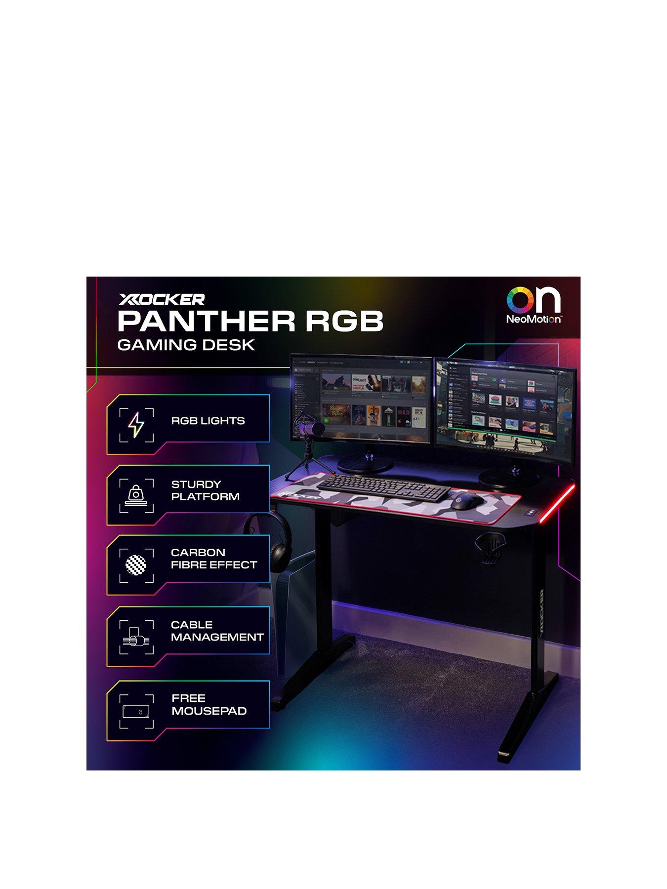 Image 2 of 7 of X Rocker Panther RGB desk
