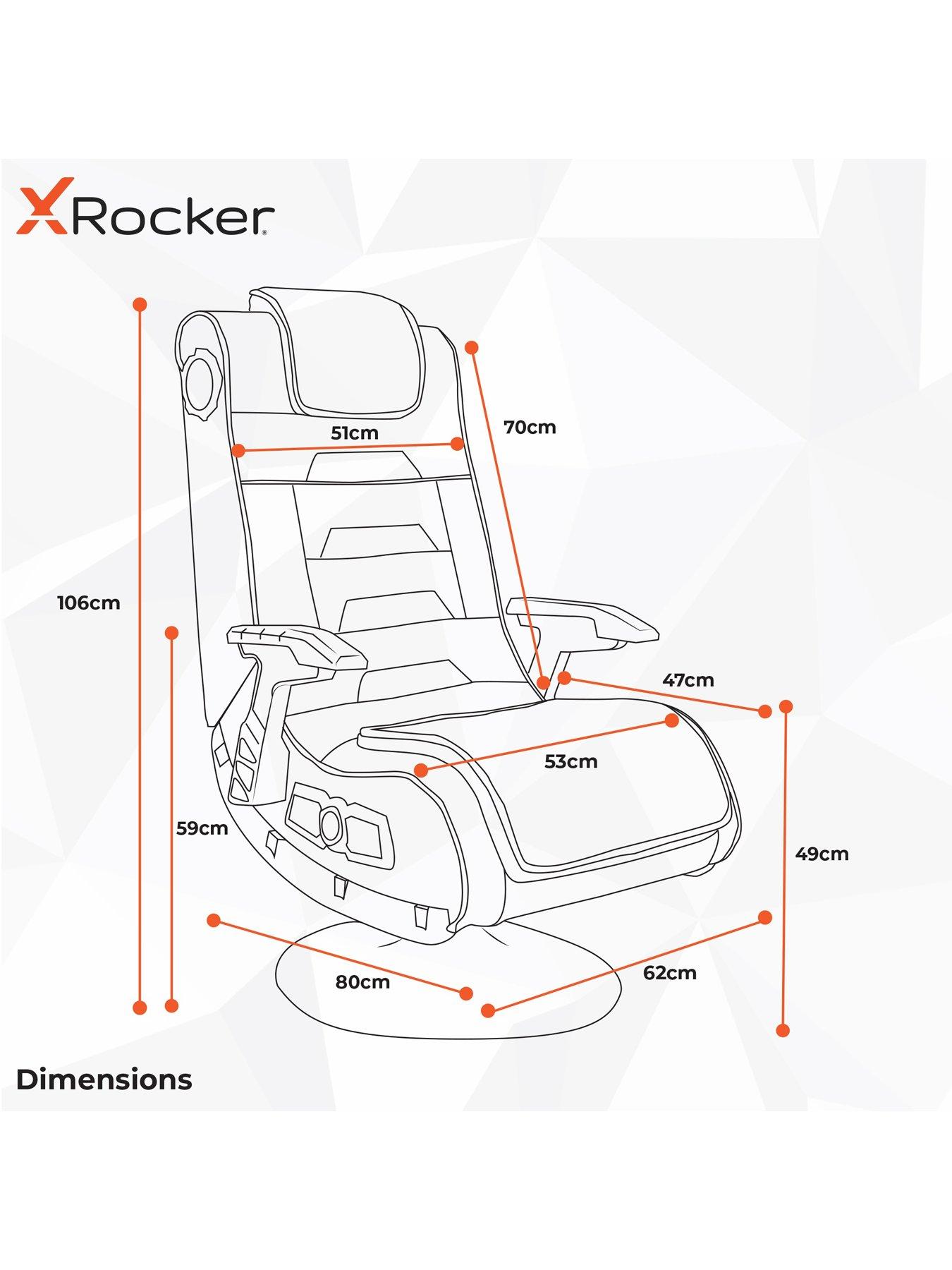 Image 4 of 4 of X Rocker X-Pro 4.1 Audio Gaming Pedestal Chair