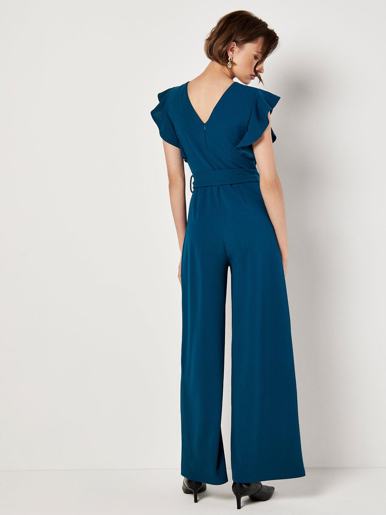 apricot-apricot-ruffle-sleeve-pleat-detail-jumpsuitstillFront