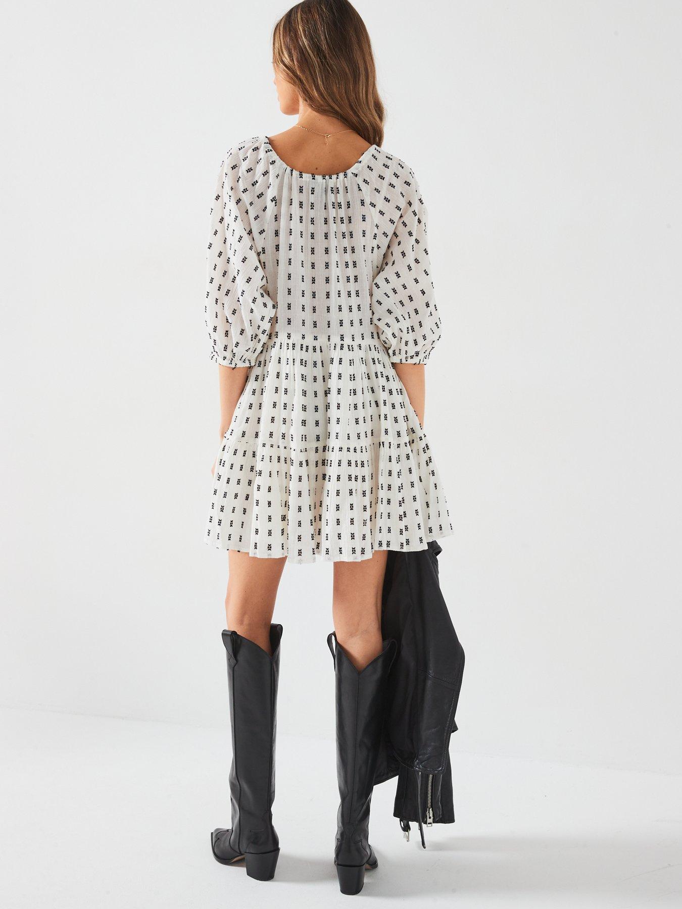 new-look-embroidered-tie-neck-smock-mini-dress-whiteprintstillFront