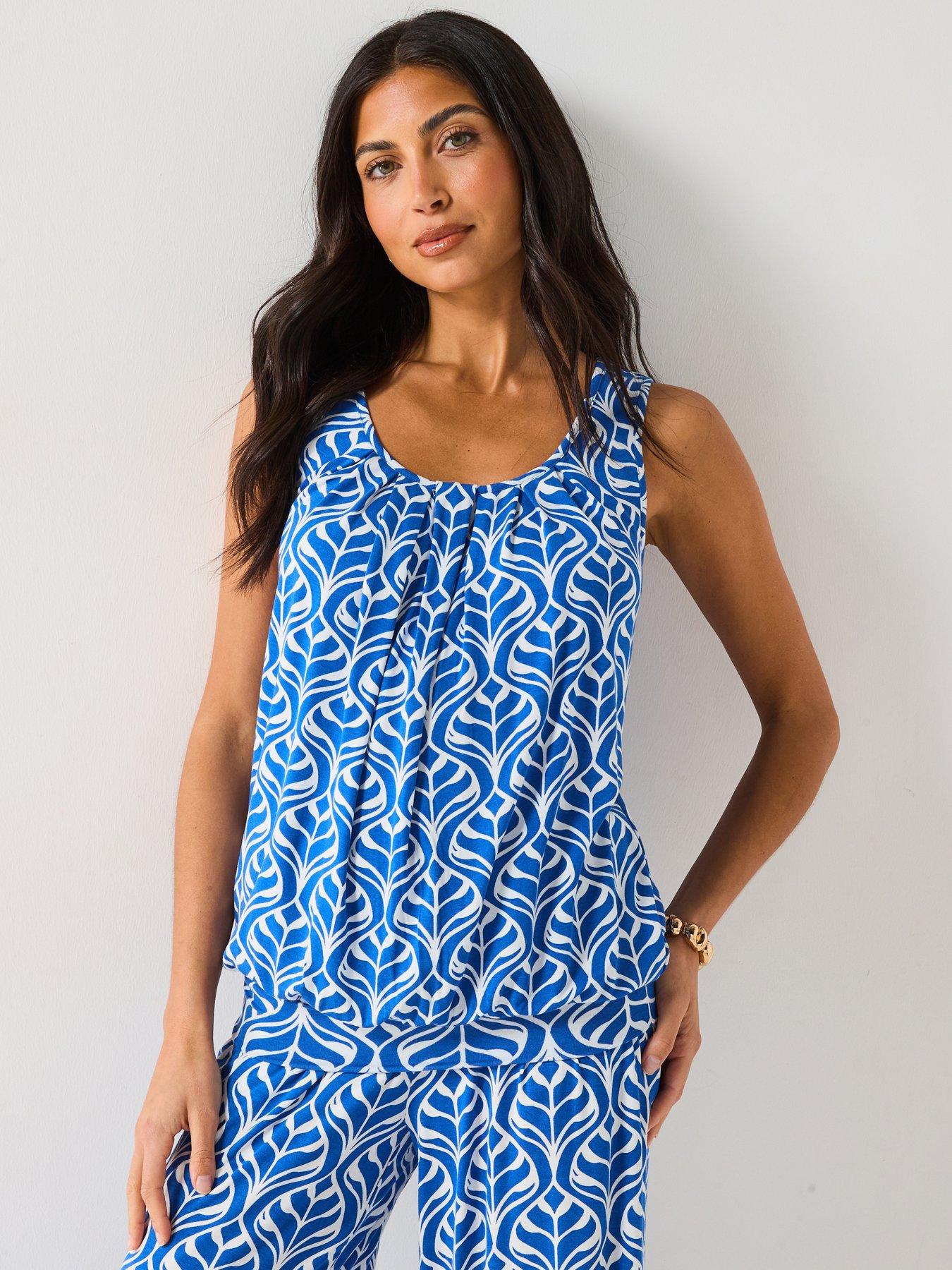 everyday-bubble-hem-vest-top-blue-leaf