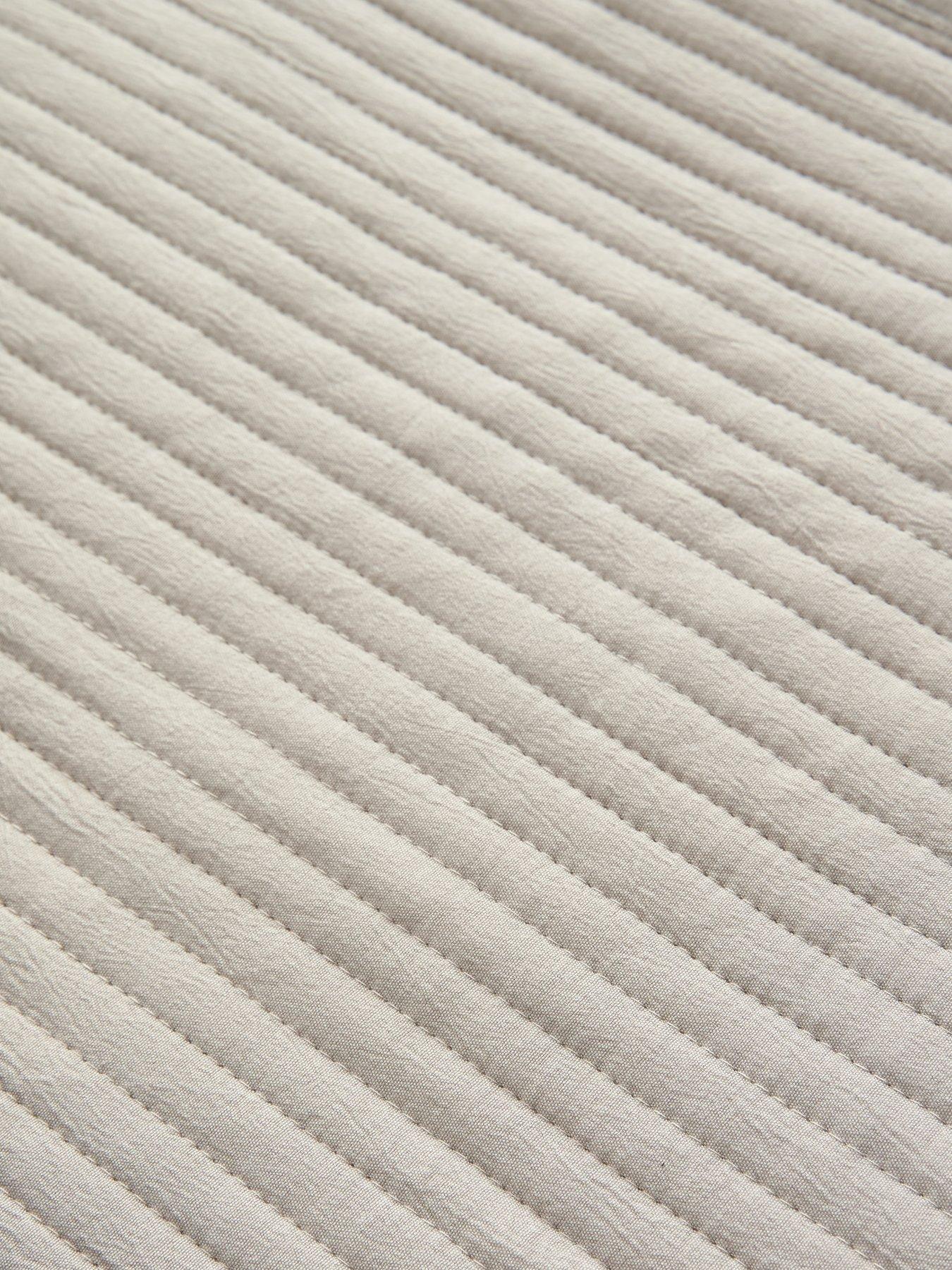 Image 5 of 5 of The Very Collection Velvet Stripe Bedspread Throw