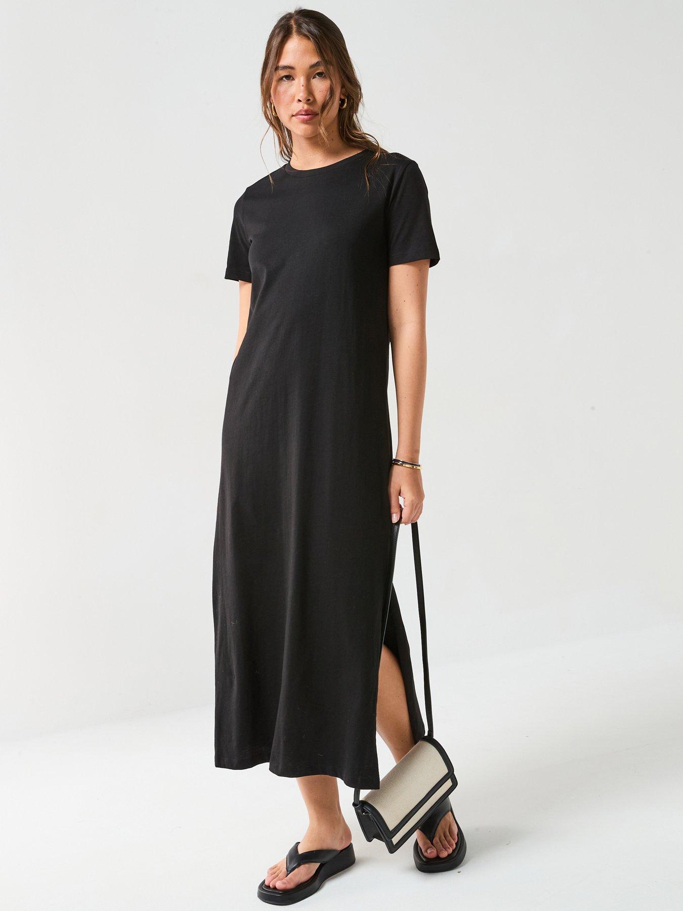 Everyday Jersey Basic Maxi Dress - Black