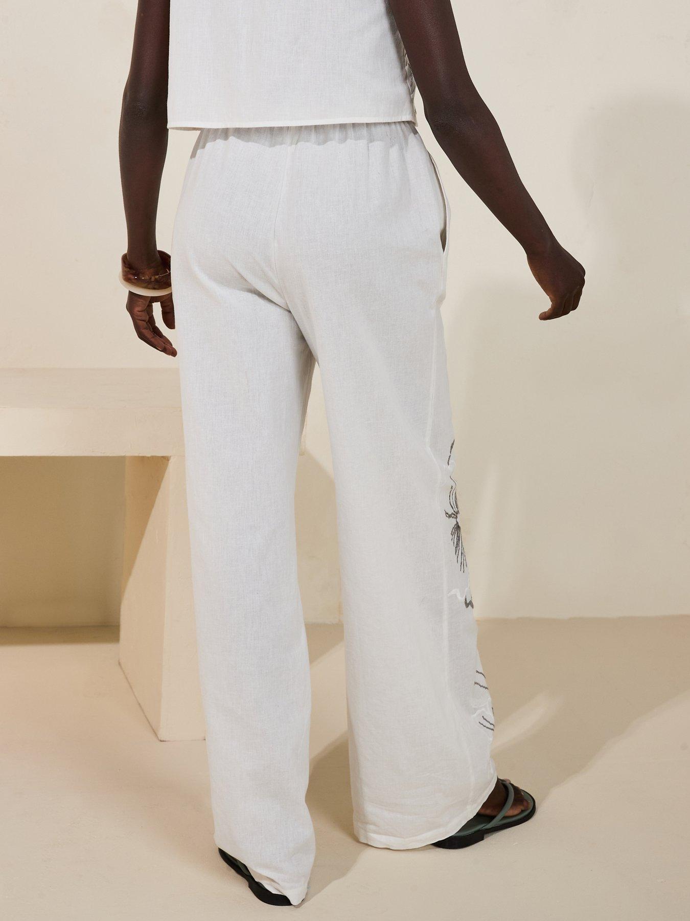 v-by-very-embroidered-wide-leg-trouser-co-ord-whitestillFront