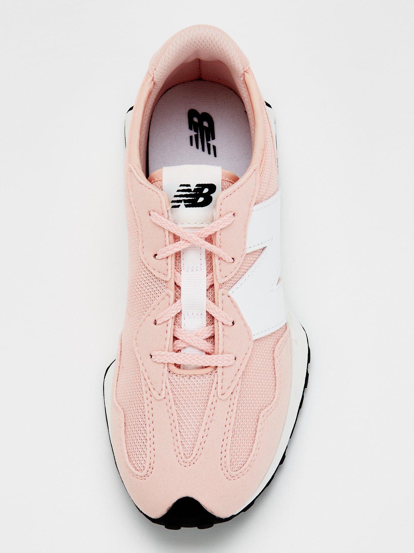 new-balance-junior-girls-327-trainers-pinkwhiteoutfit