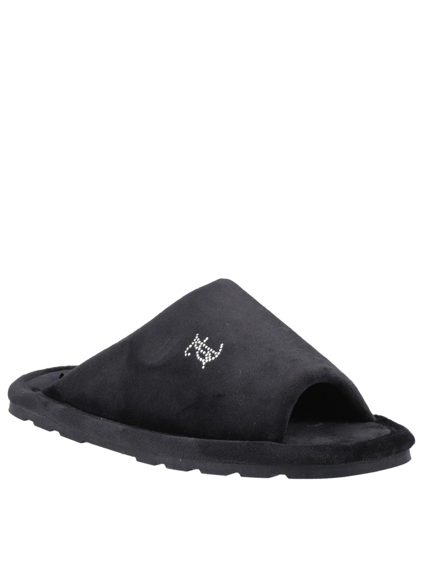 juicy-couture-vivien-velour-padded-slipper-blackstillFront