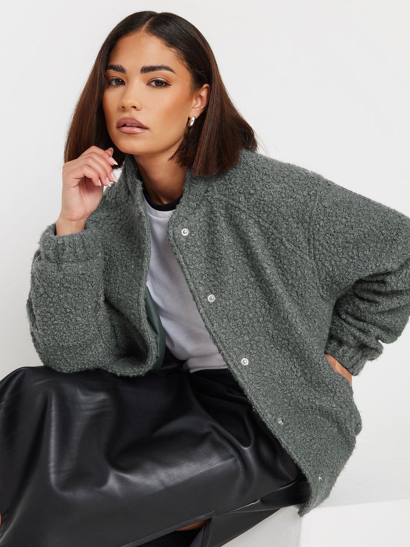 pixiegirl-petite-cosy-bomber-jacket-grey