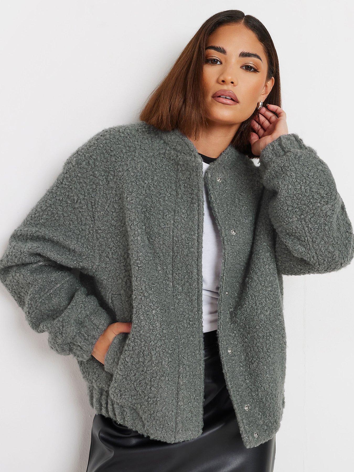 pixiegirl-petite-cosy-bomber-jacket-greyoutfit
