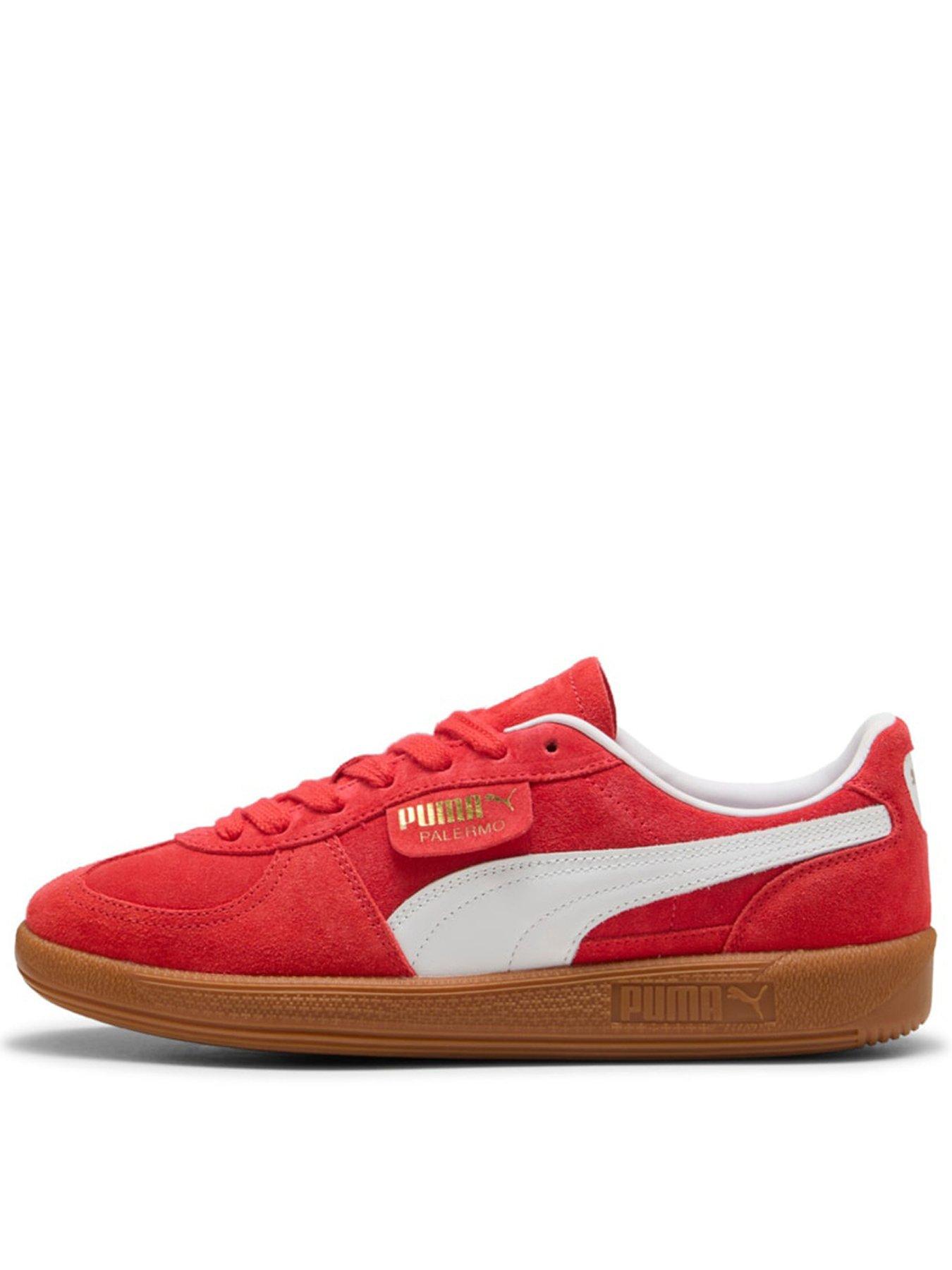 puma-womens-palermo-trainers-red