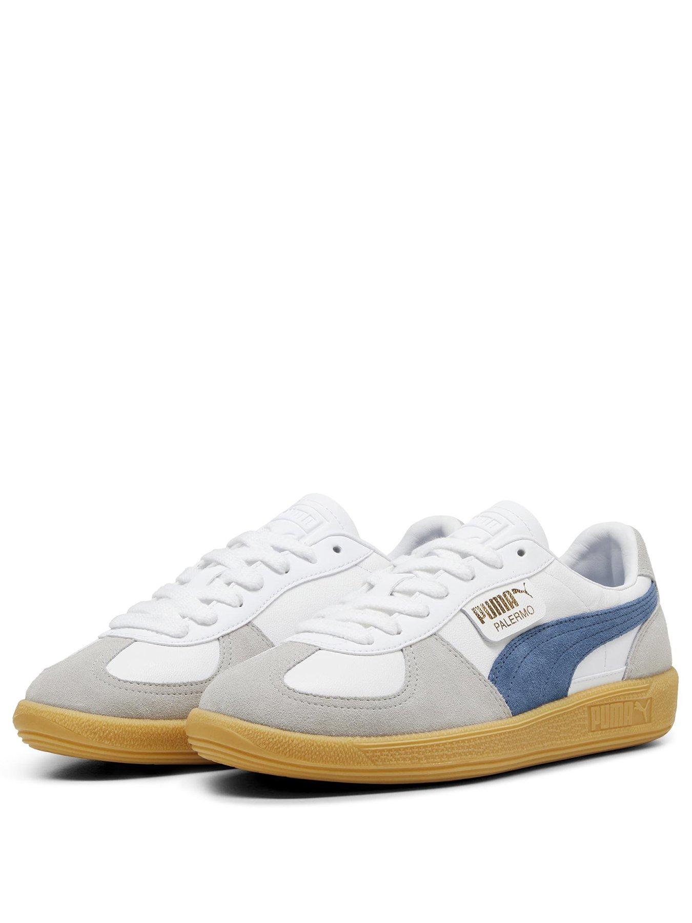 puma-mens-palermo-leather-whitebluestillFront