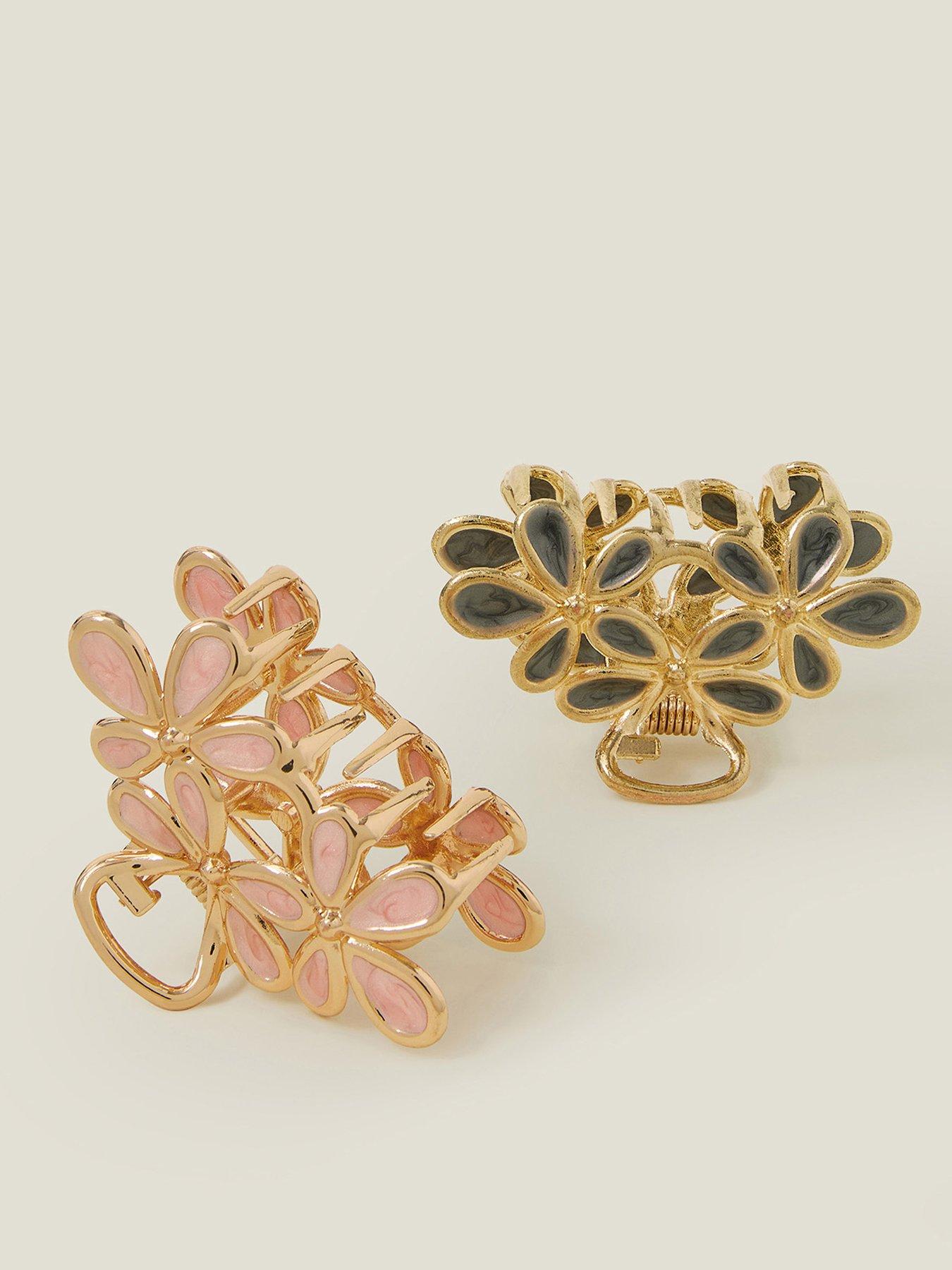 accessorize-2-pack-flower-claw-clipback