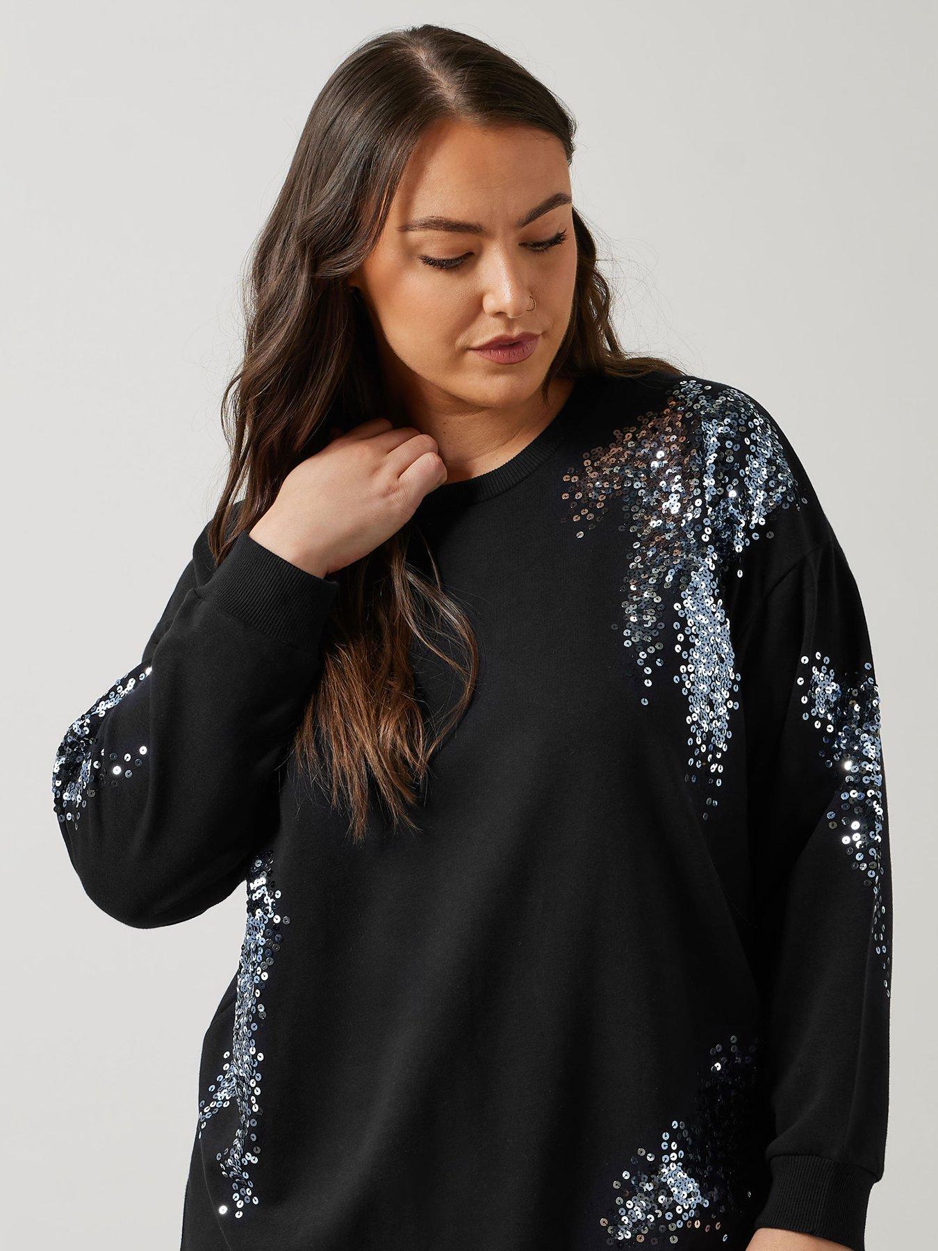 evans-sequin-sweatshirt-blackoutfit