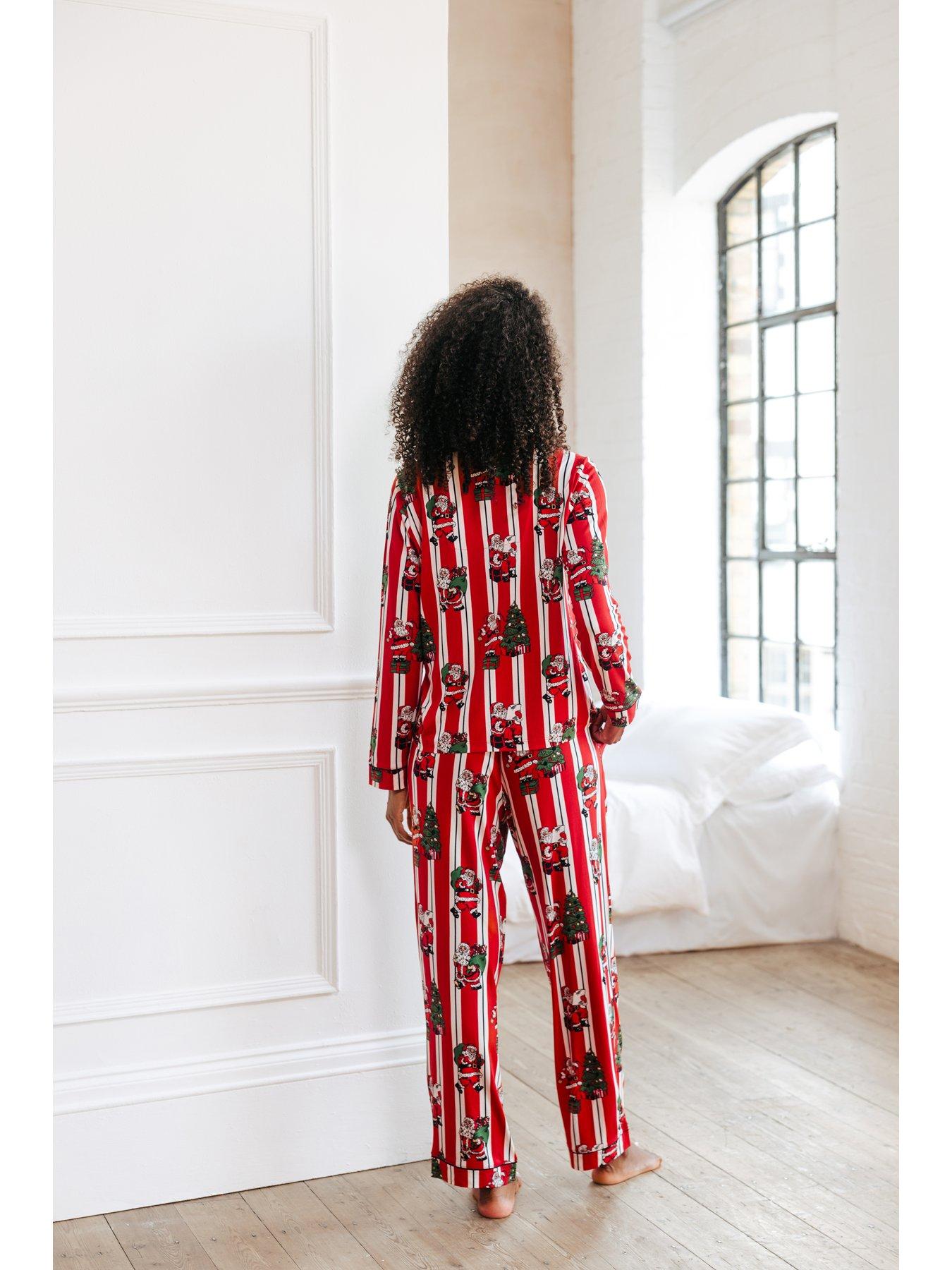 chelsea-peers-chelsea-peers-christmas-santa-stripe-print-long-pyjama-setstillFront