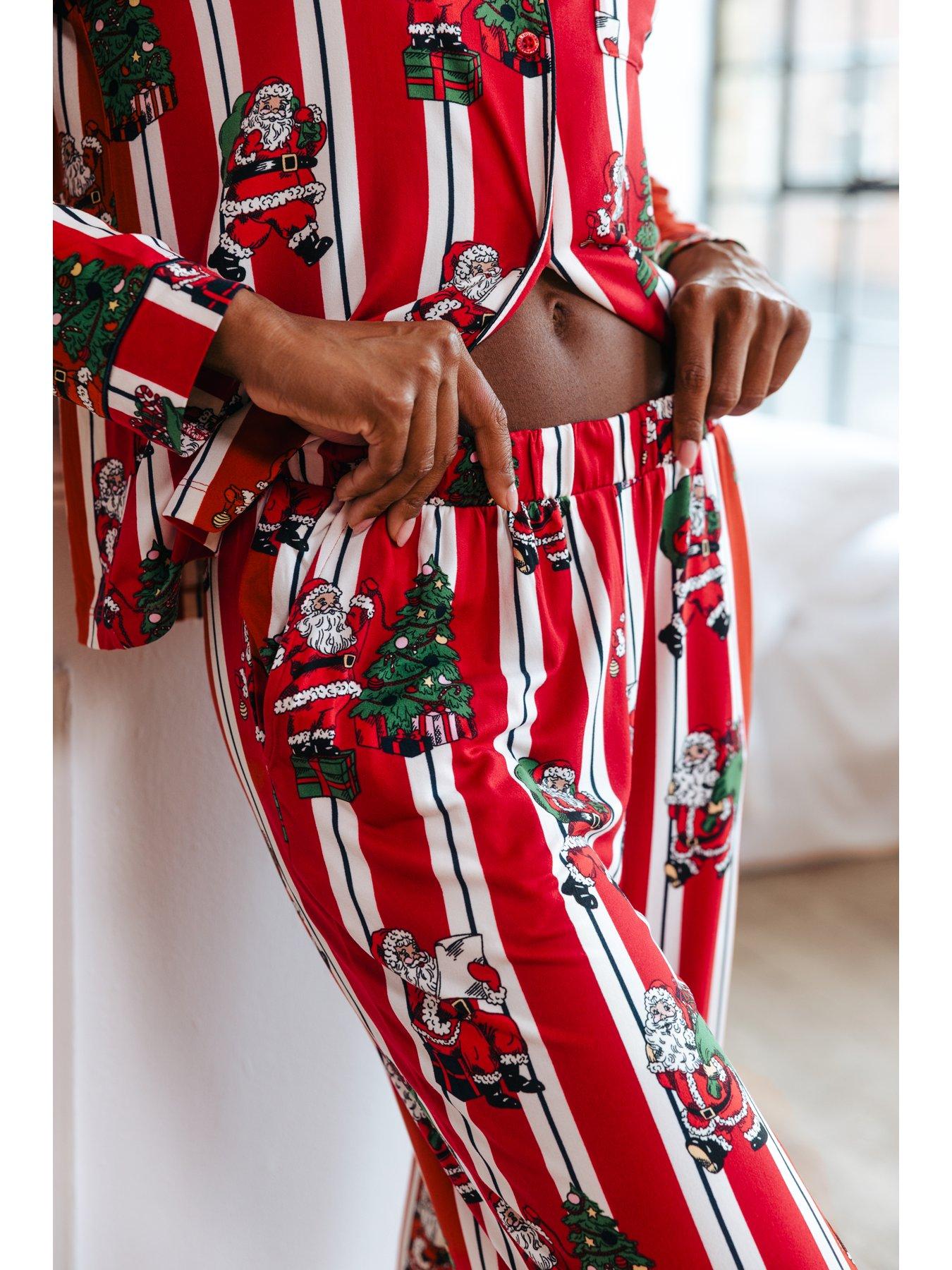 chelsea-peers-chelsea-peers-christmas-santa-stripe-print-long-pyjama-setdetail