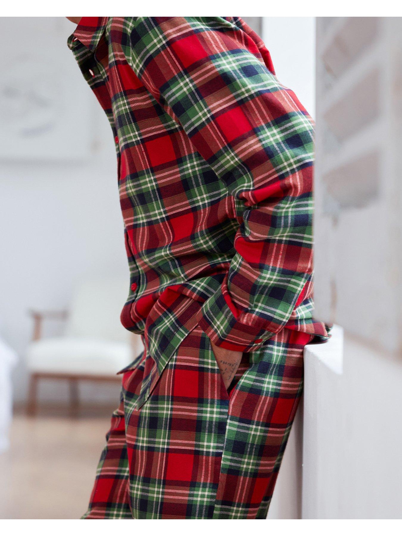 chelsea-peers-chelsea-peers-cotton-brushed-check-long-pyjama-setdetail