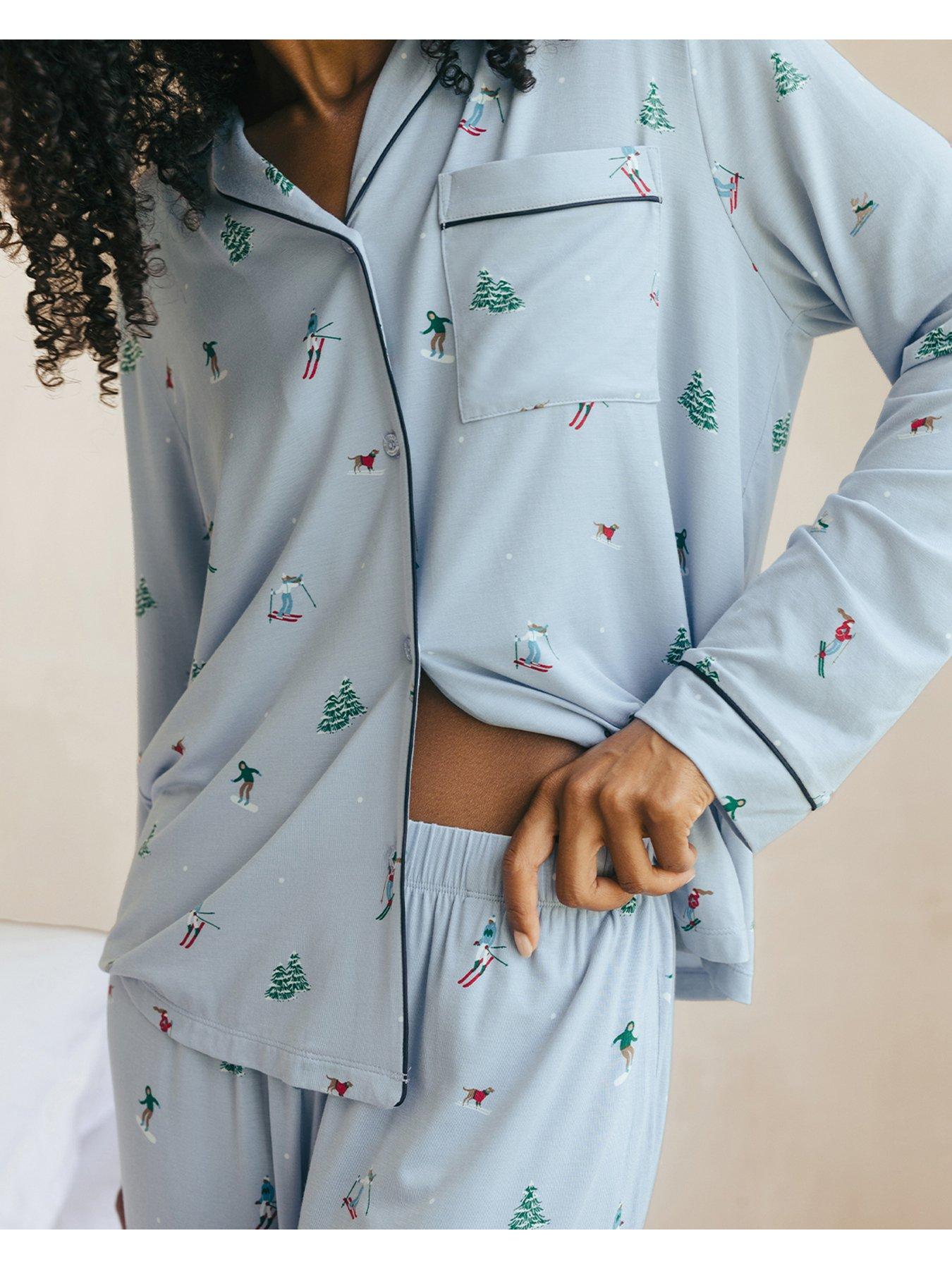 chelsea-peers-chelsea-peers-modal-ski-vacation-print-long-pyjama-setdetail