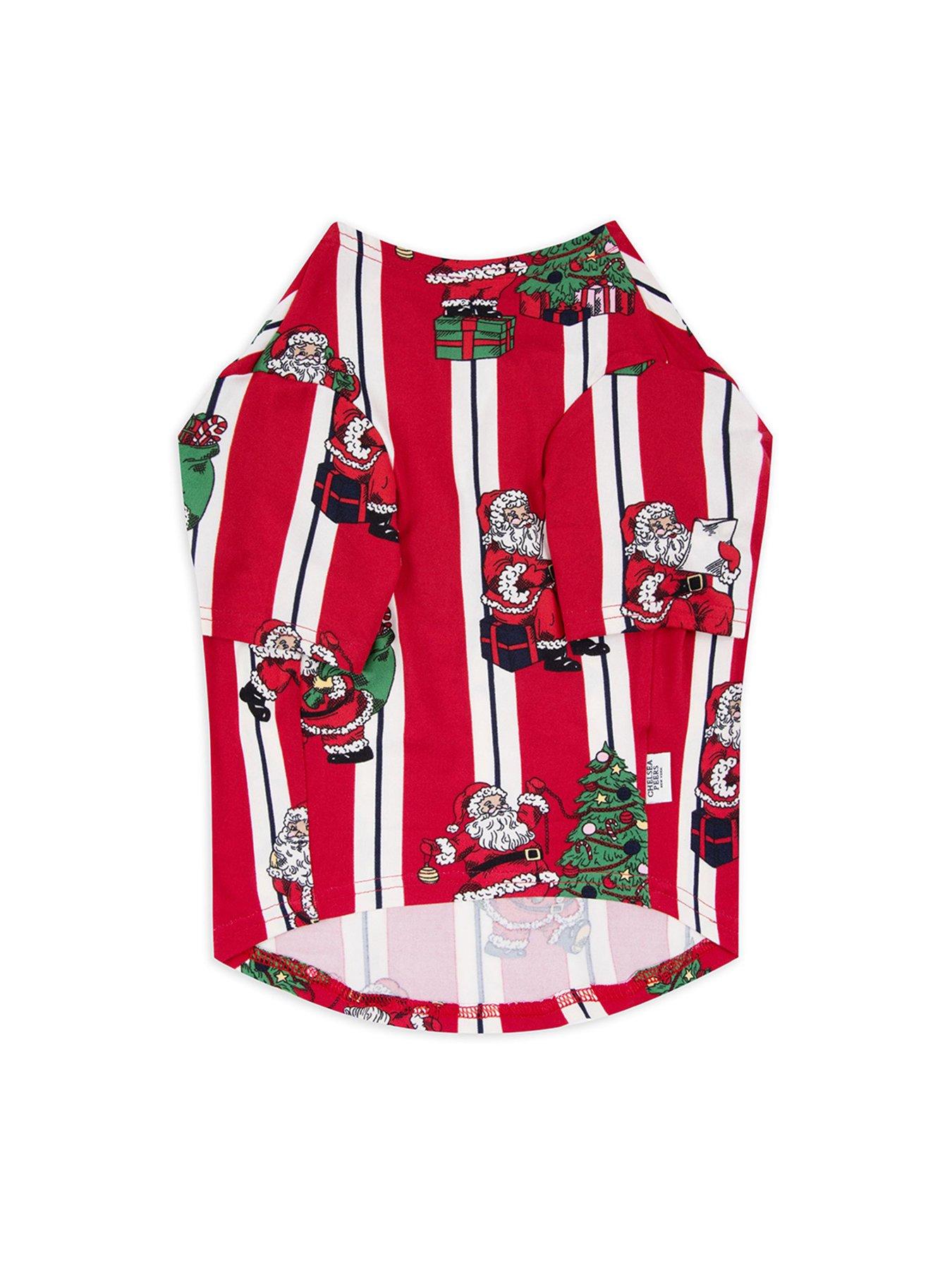 chelsea-peers-chelsea-peers-pet-christmas-santa-stripe-print-pyjama-t-shirt