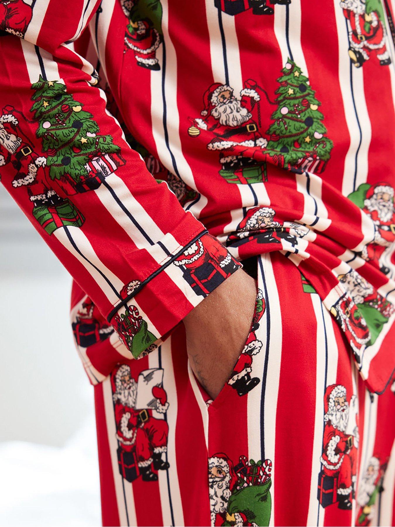 chelsea-peers-christmas-santa-stripe-print-long-pyjama-setdetail