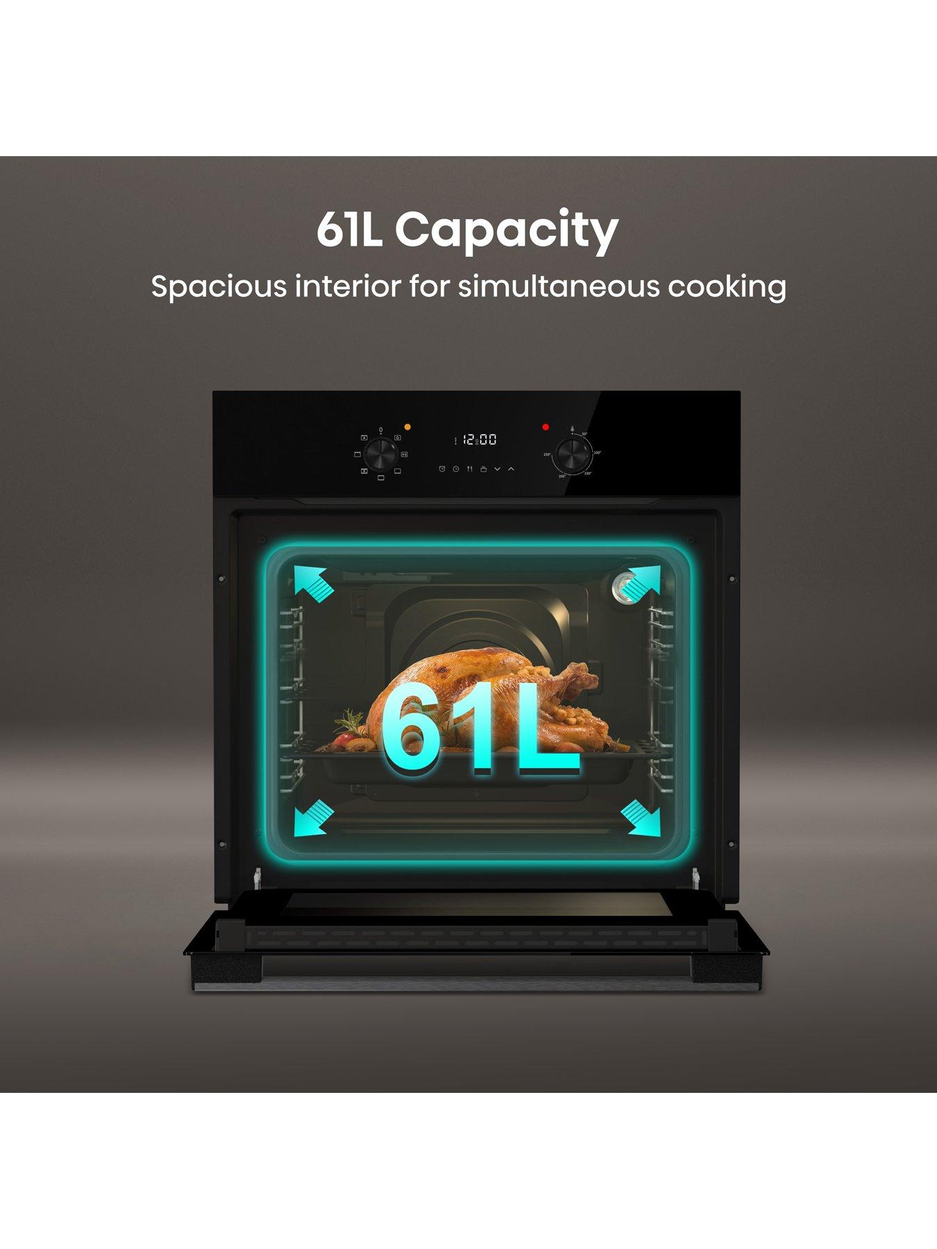 Image 3 of 7 of Hisense Hisense BI62220ABGUK 61L Built In Electric Single Oven - Black