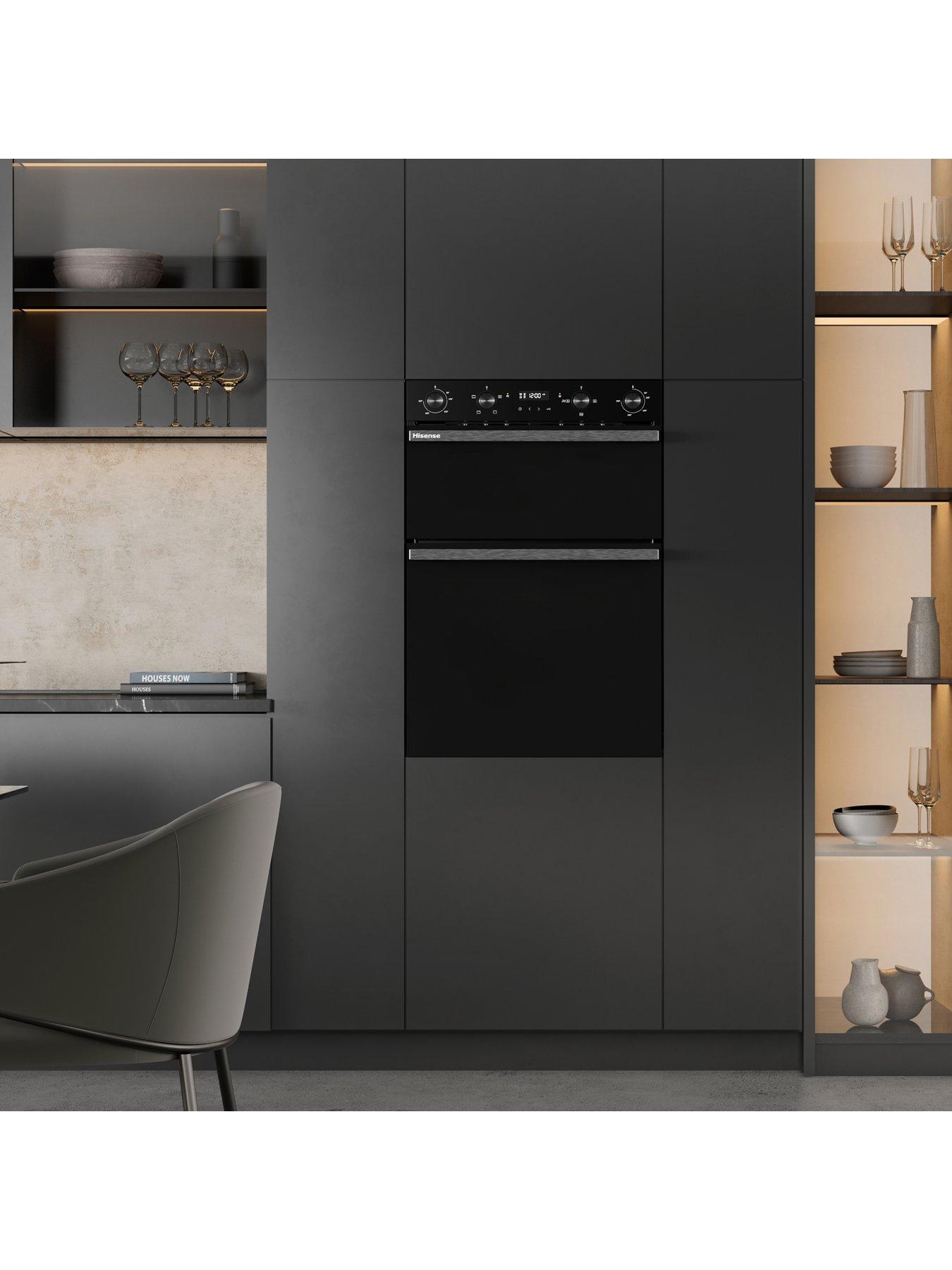 Image 5 of 7 of Hisense Hi6 BID914221CDBG 72/38L Built In Double Oven with Catalytic Liners - Black