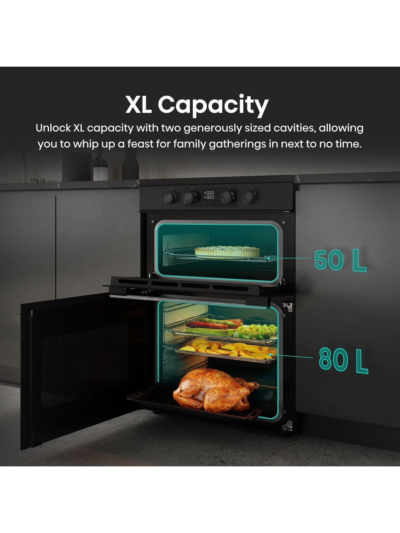 Image 3 of 7 of Hisense Hi6 Max HDCEIT6C20B 80/50L Induction Freestanding 60cm Electric Cooker - Jet Black