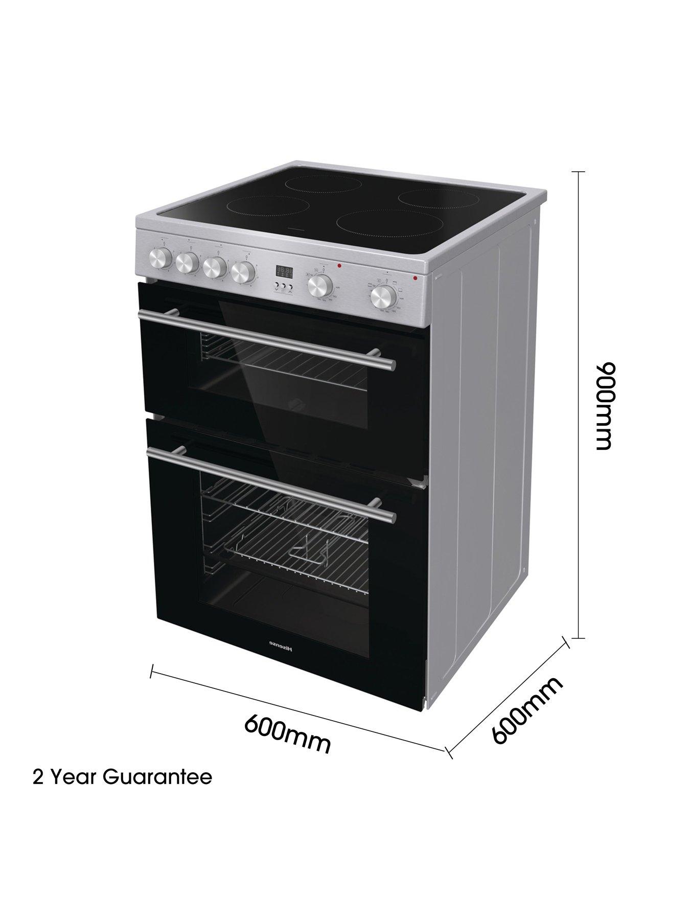 hisense-hisense-hde3211bxuk-ceramic-freestanding-60cm-electric-cooker-stainless-steeldetail