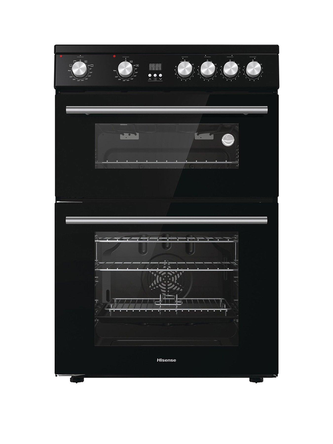 undefined Hisense HDE3211BIBUK Induction Freestanding 60cm Electric Cooker - Black