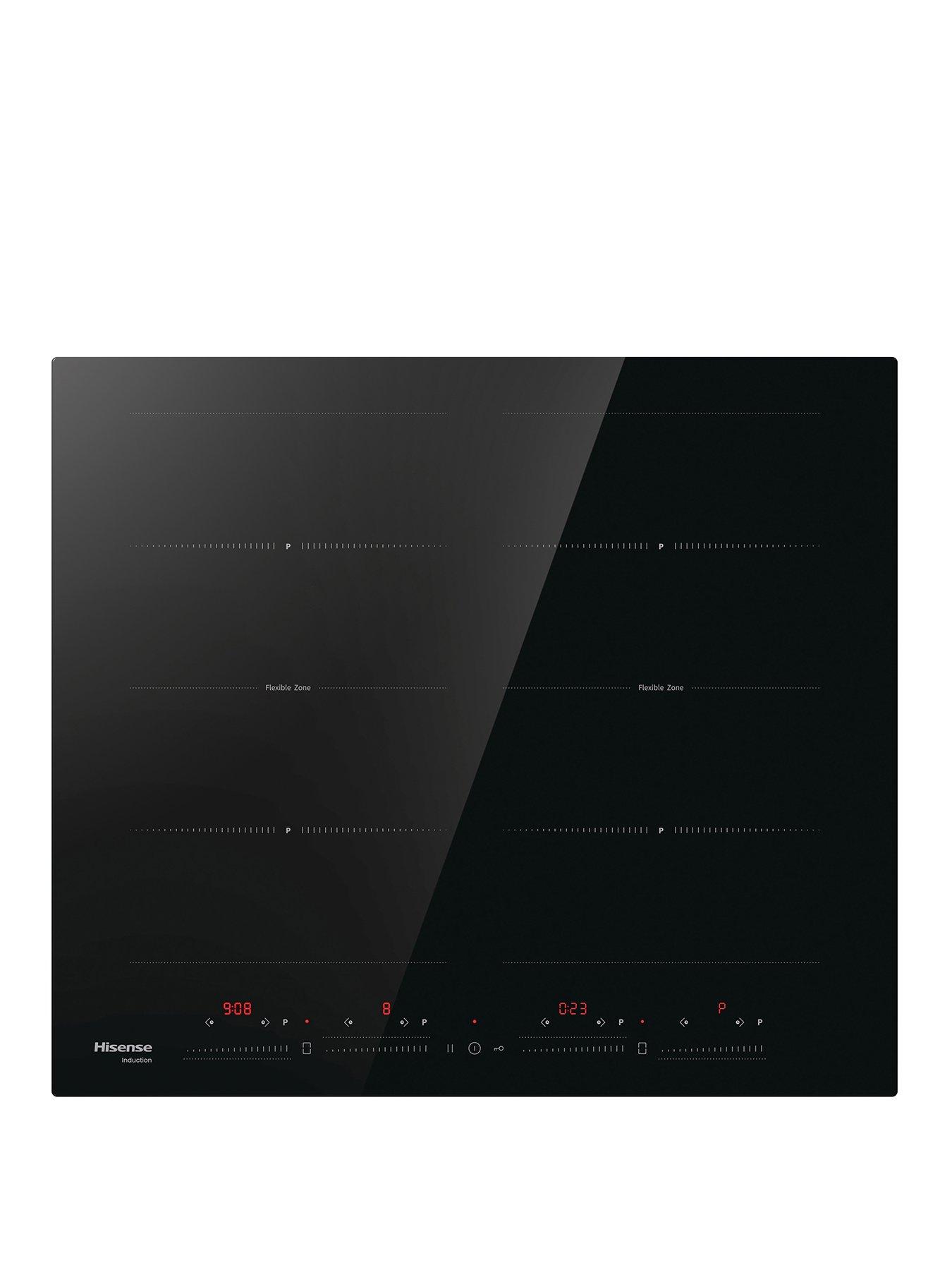 undefined Hisense HI6442BSCE, AreaFlex, 60cm Induction Hob - Black