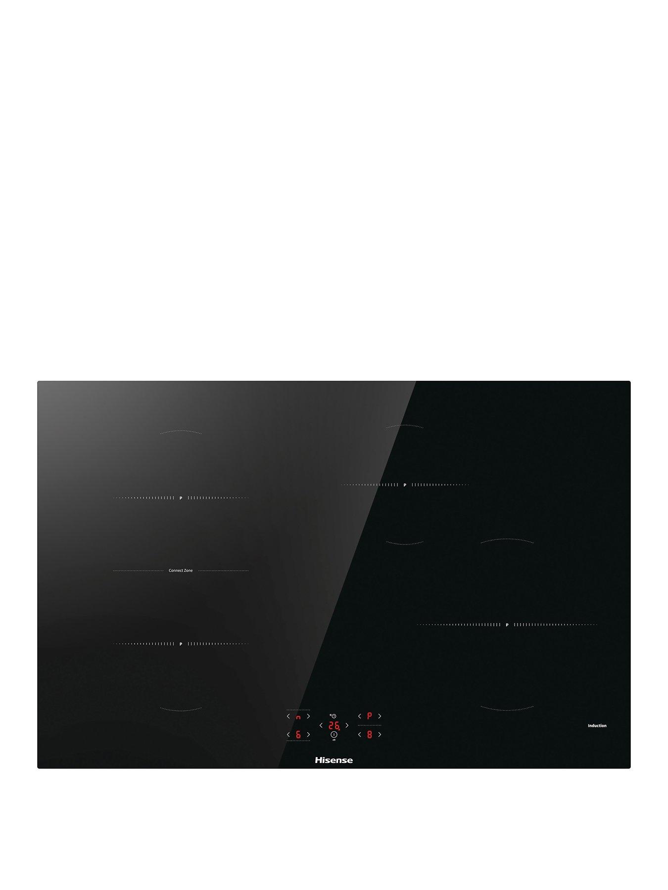 undefined Hisense HI8421BSC, Bridge Zone, 80cm Induction Hob - Black