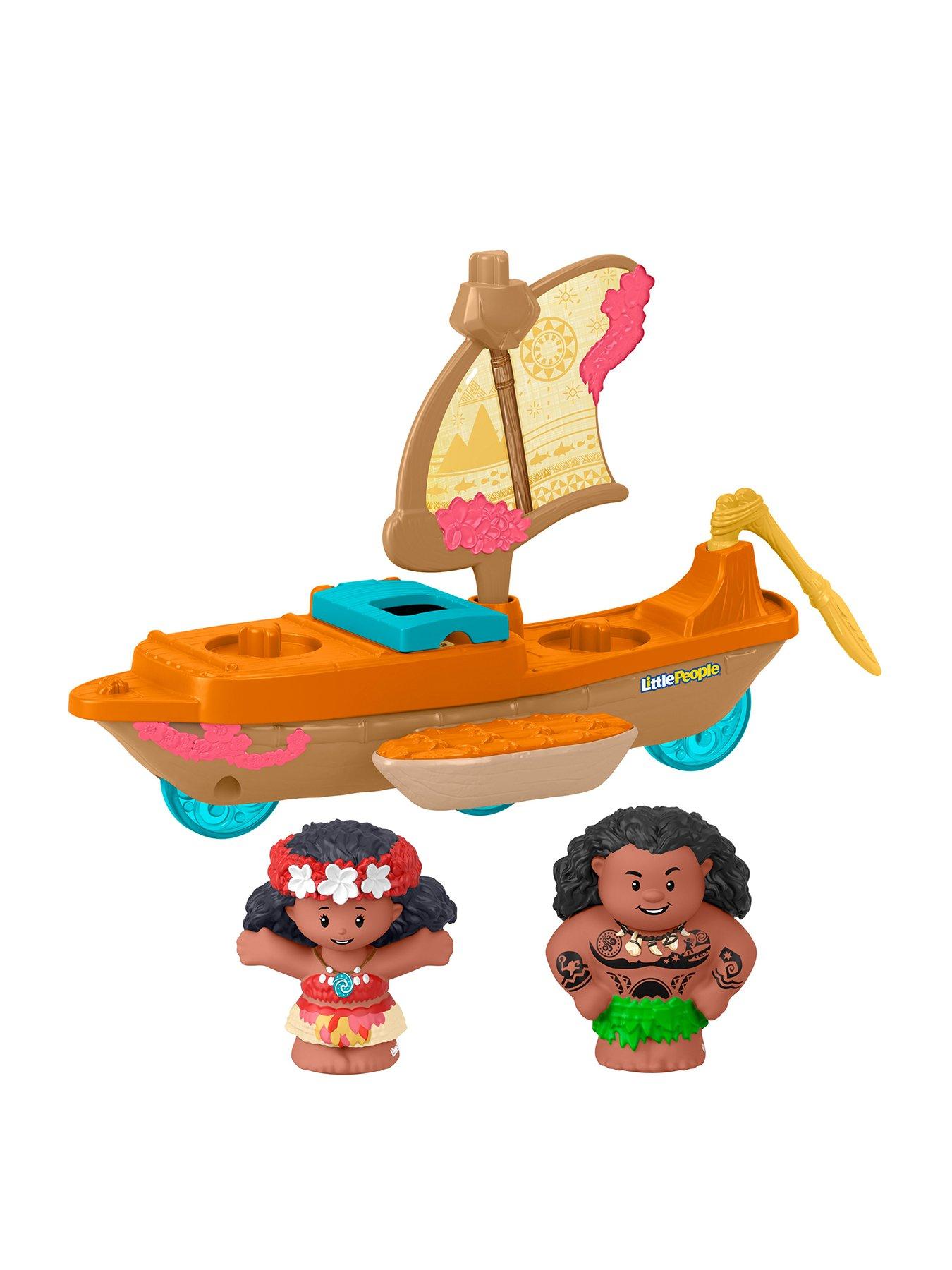undefined Moana  &  Maui's Canoe, Fisher-Price Little People Toddler Toys