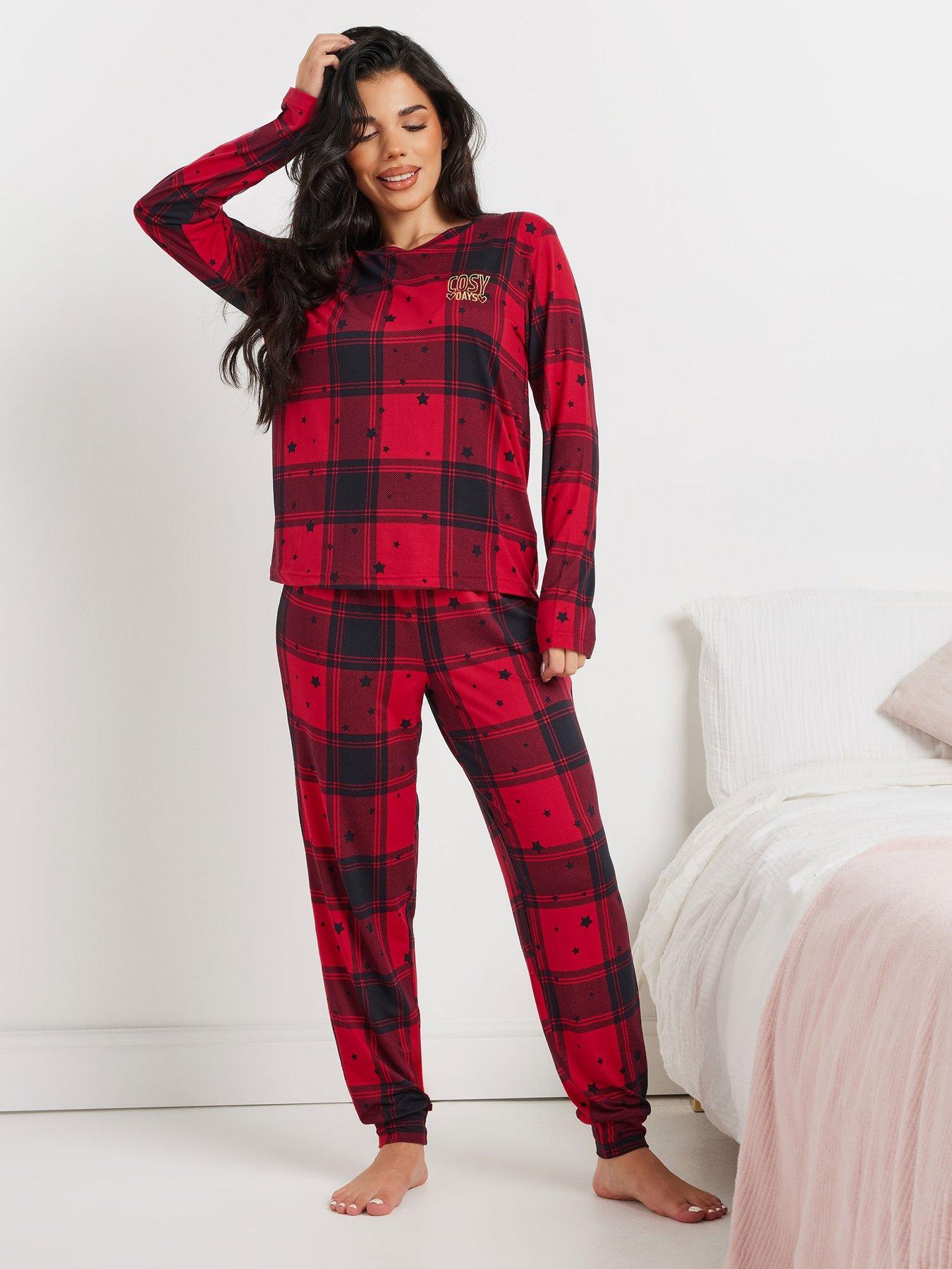 pixiegirl-petite-soft-touch-star-check-pj-setback