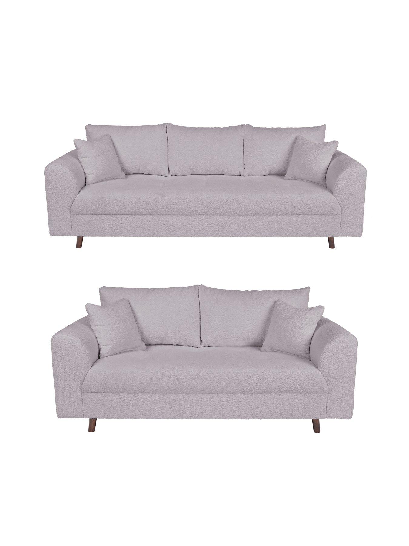 The Very Collection Rune Fabric 3 + 2 Seater Sofa Set - FSC® Certified