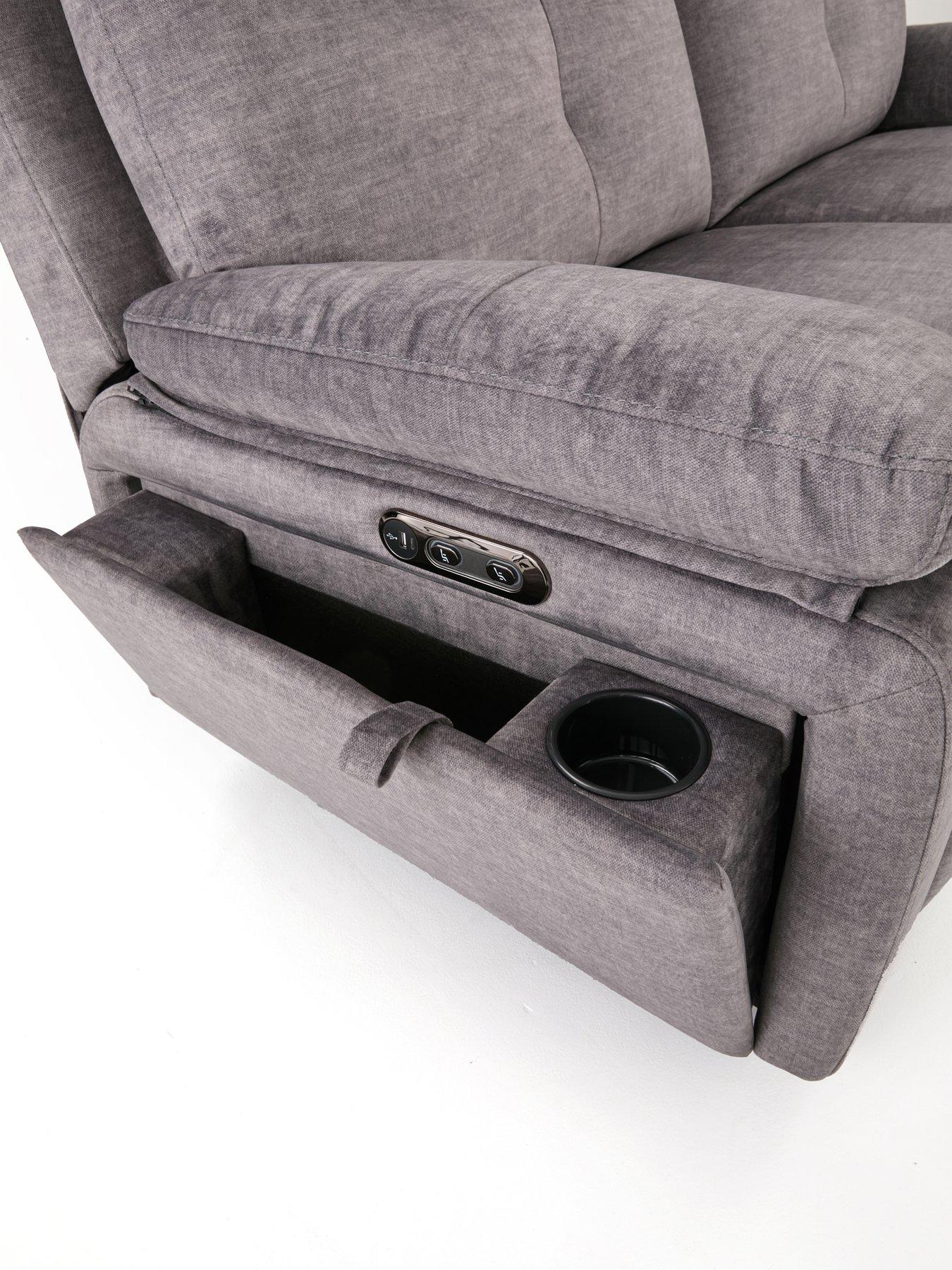 Image 6 of 7 of The Very Collection Ivana Fabric&nbsp;3 + 2 Seater Power Recliner Sofa Set (Buy &amp; SAVE!)