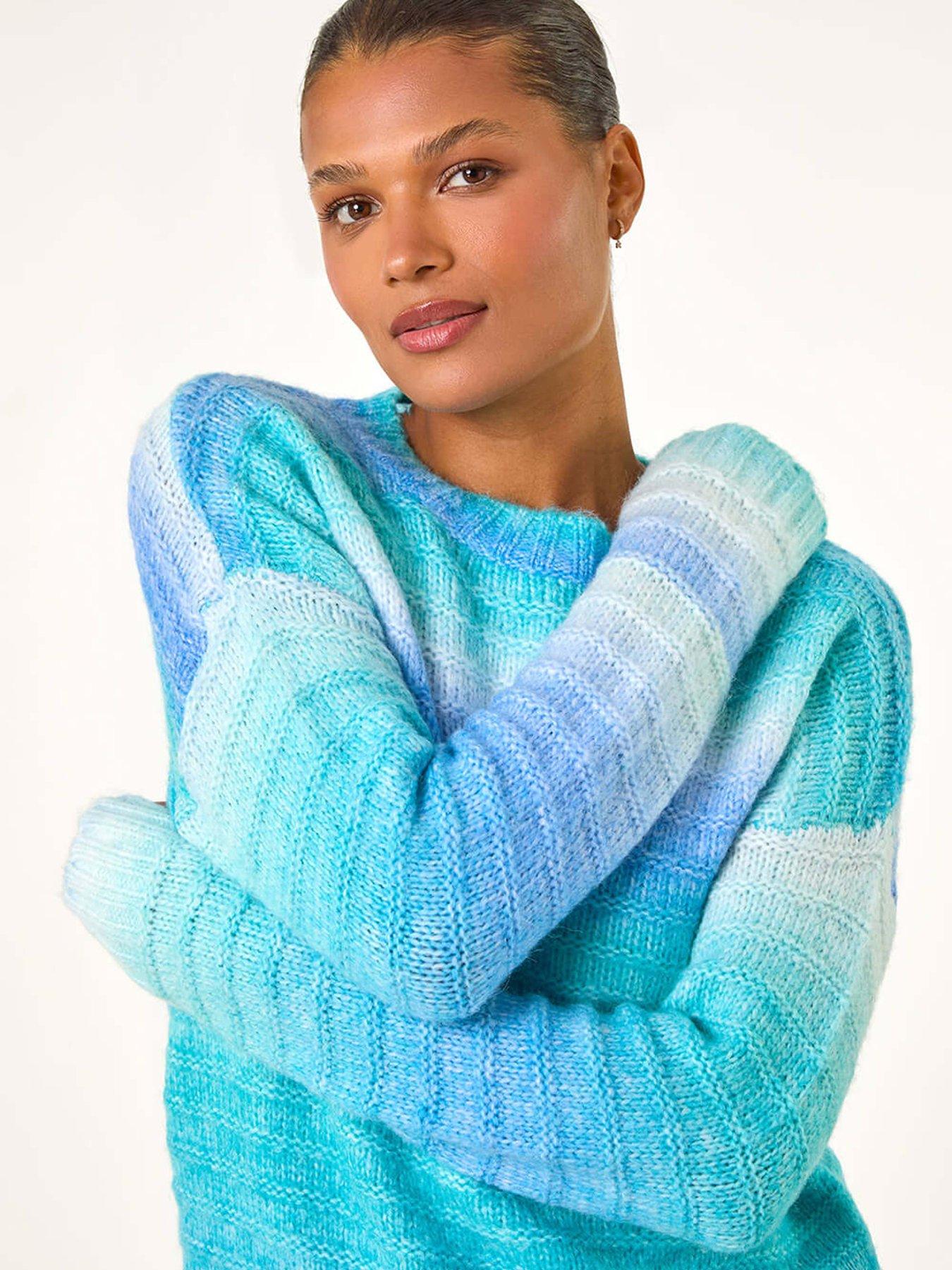 roman-spacedye-stripe-crew-neck-jumper-blueoutfit