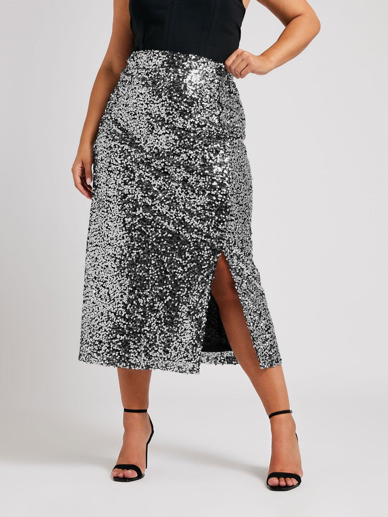 yours-curve-sequin-maxi-skirt