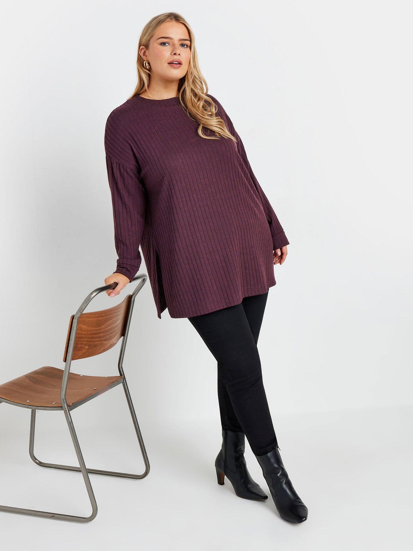 yours-curve-turtle-neck-side-split-jumper-purpleback