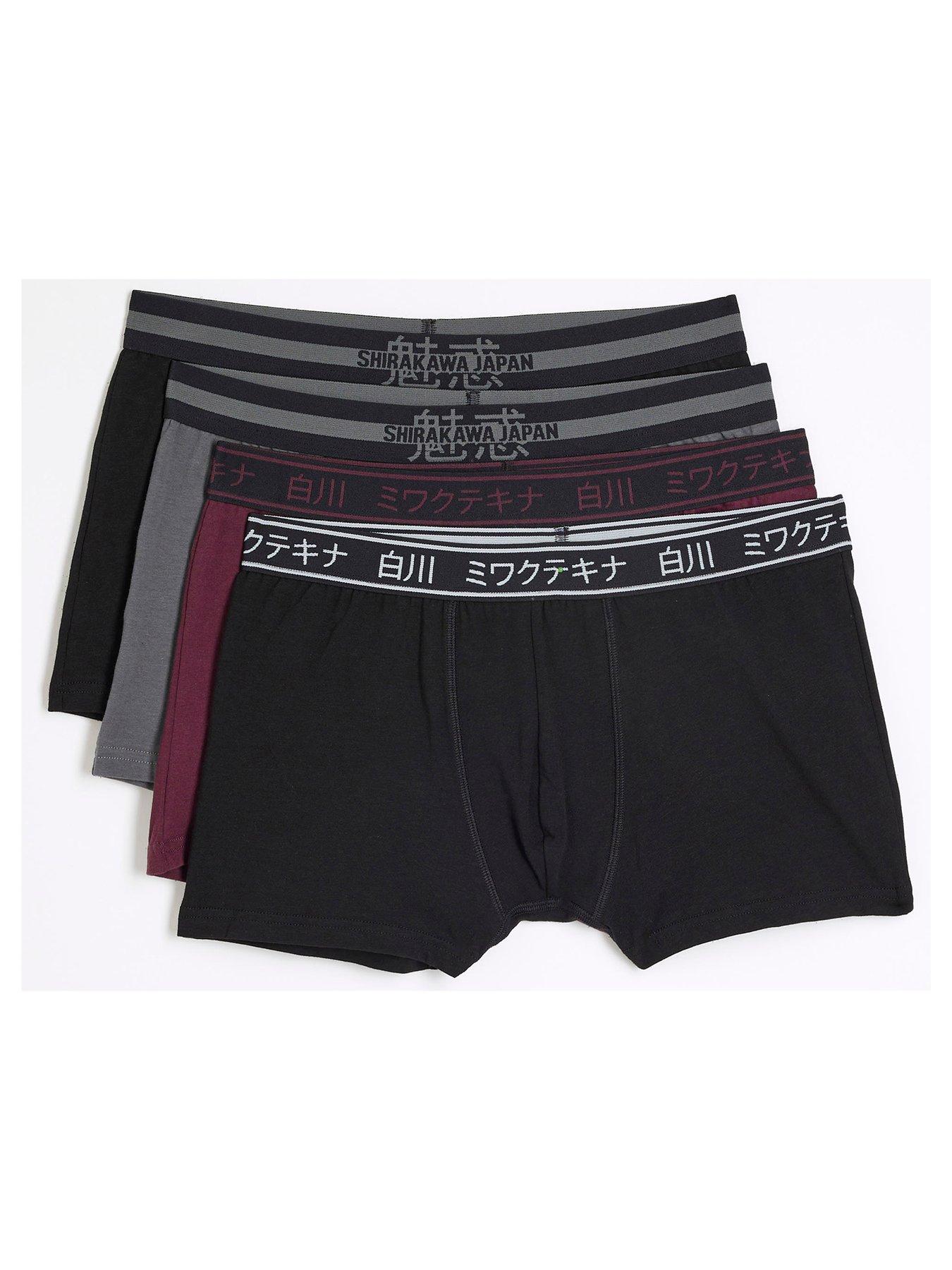 river-island-japanese-4-pack-waistband-trunks-black