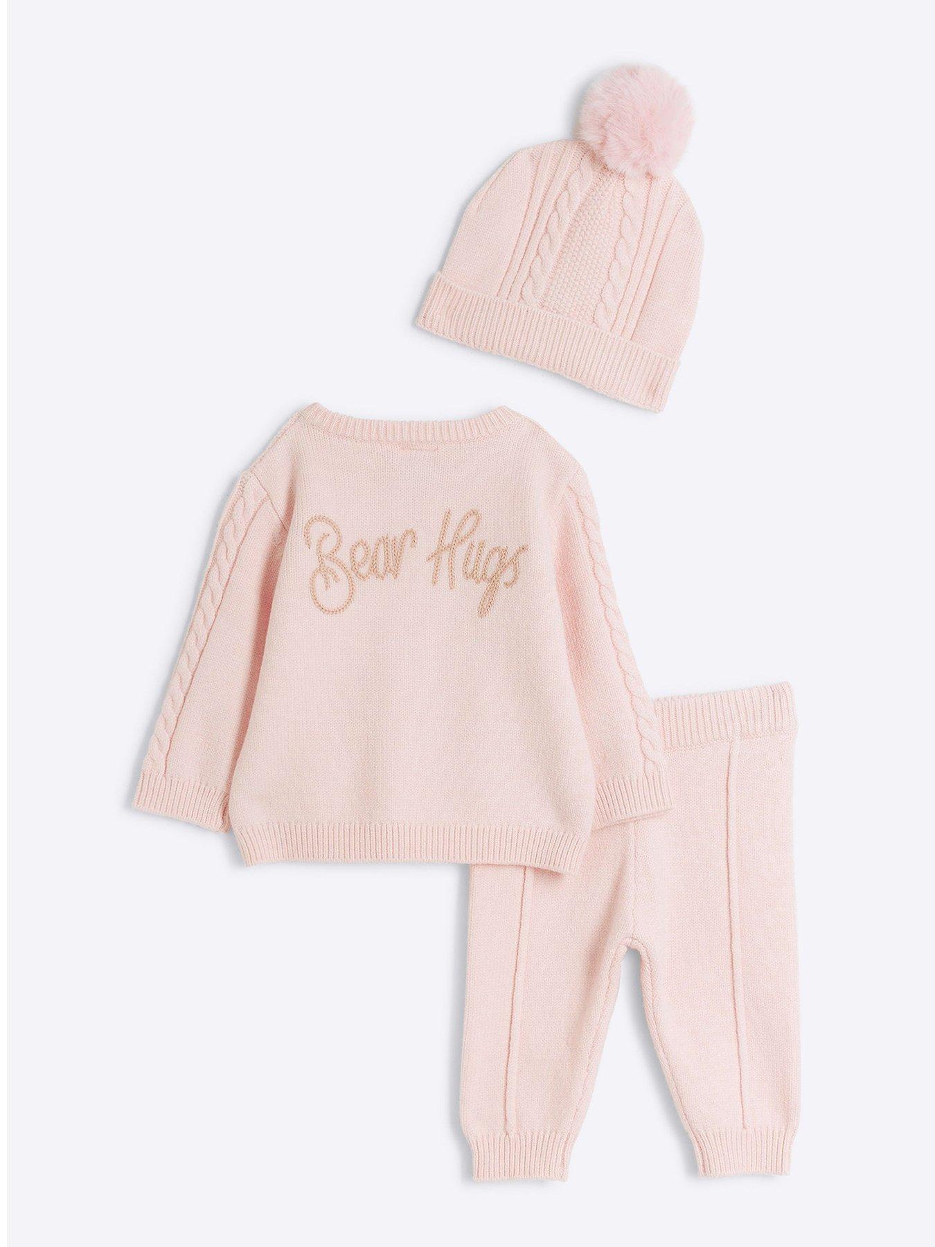 river-island-baby-baby-girls-cable-knit-3-piece-set-pinkback