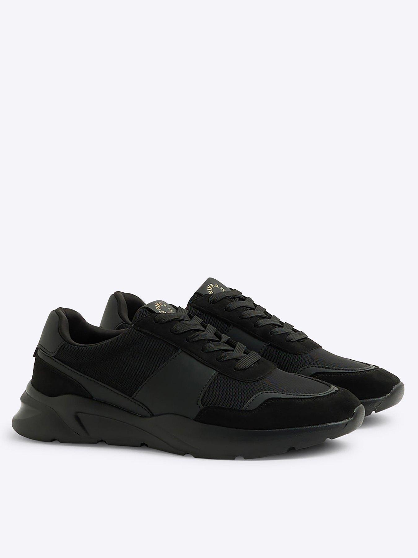 river-island-nylon-runner-trainers-black